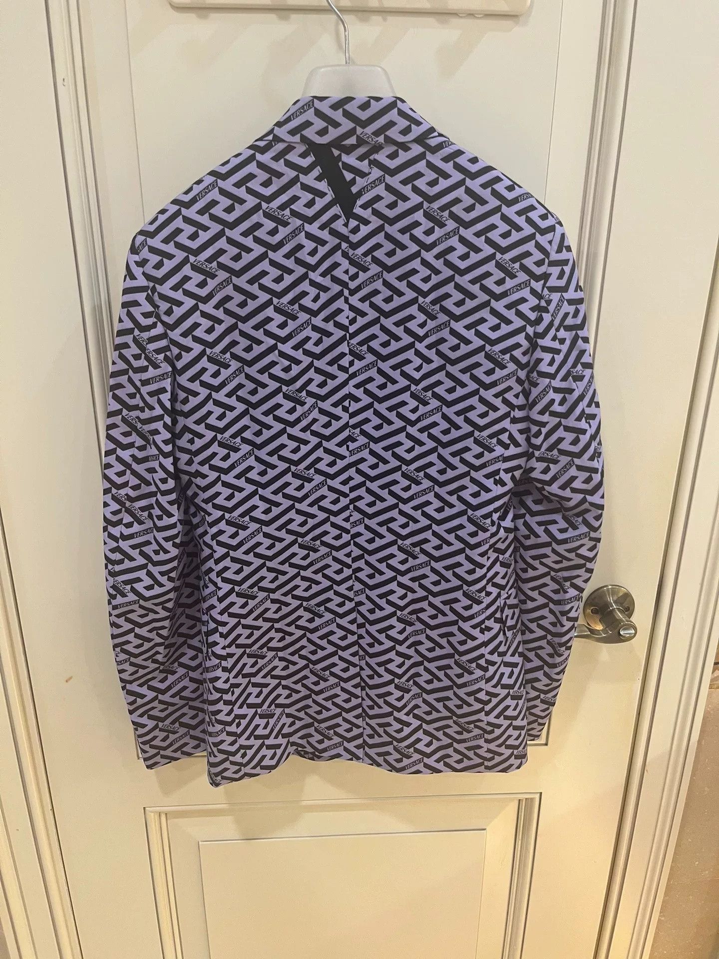 Versace Versace La Greca All-Over Print Blazer Size US S / EU 44-46 / 1 - 7 Thumbnail