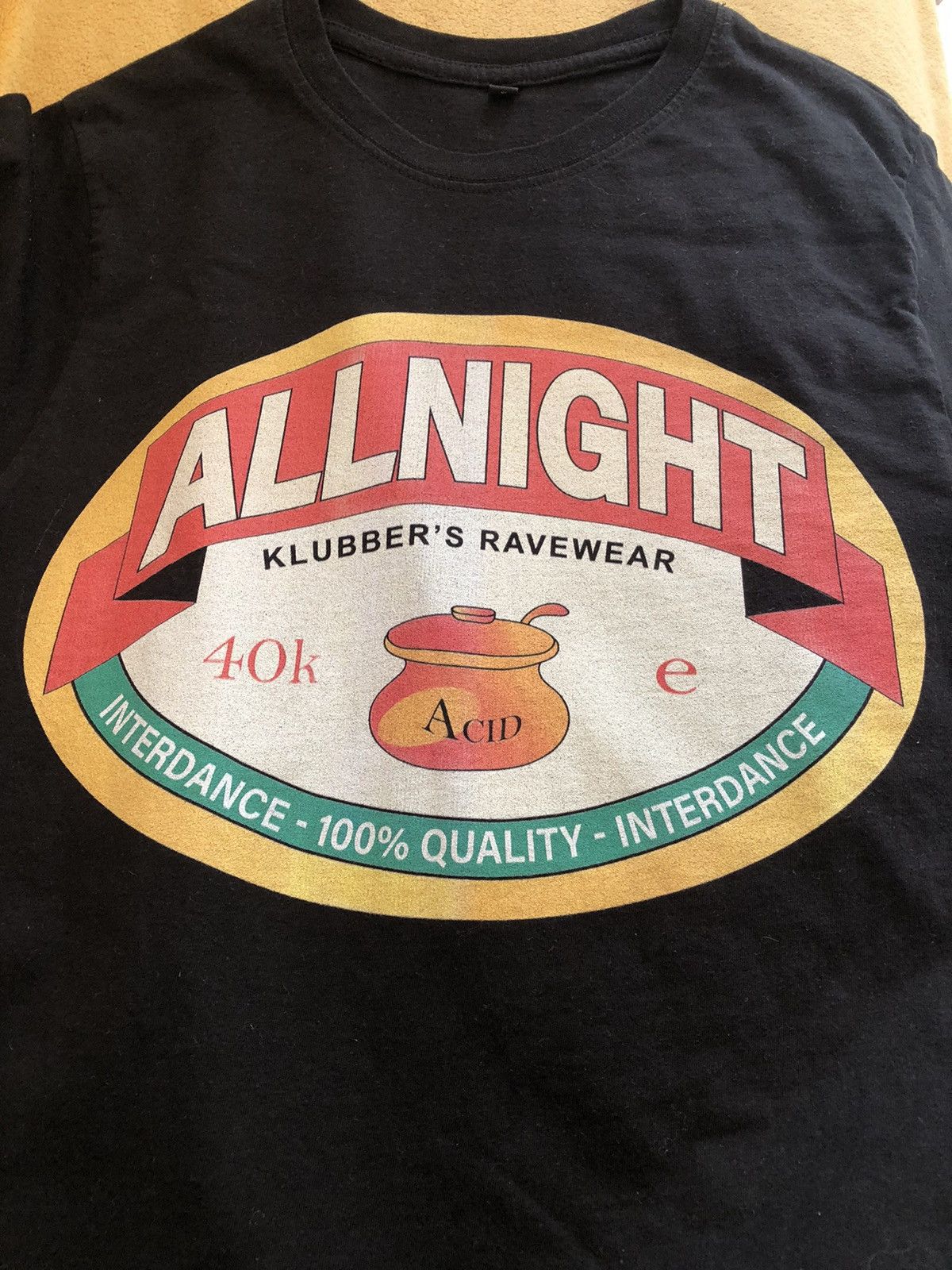 Other × Vintage VINTAGE CLUB ALL NIGHT RAVEWEAR T SHIRT Size US S / EU 44-46 / 1 - 2 Thumbnail