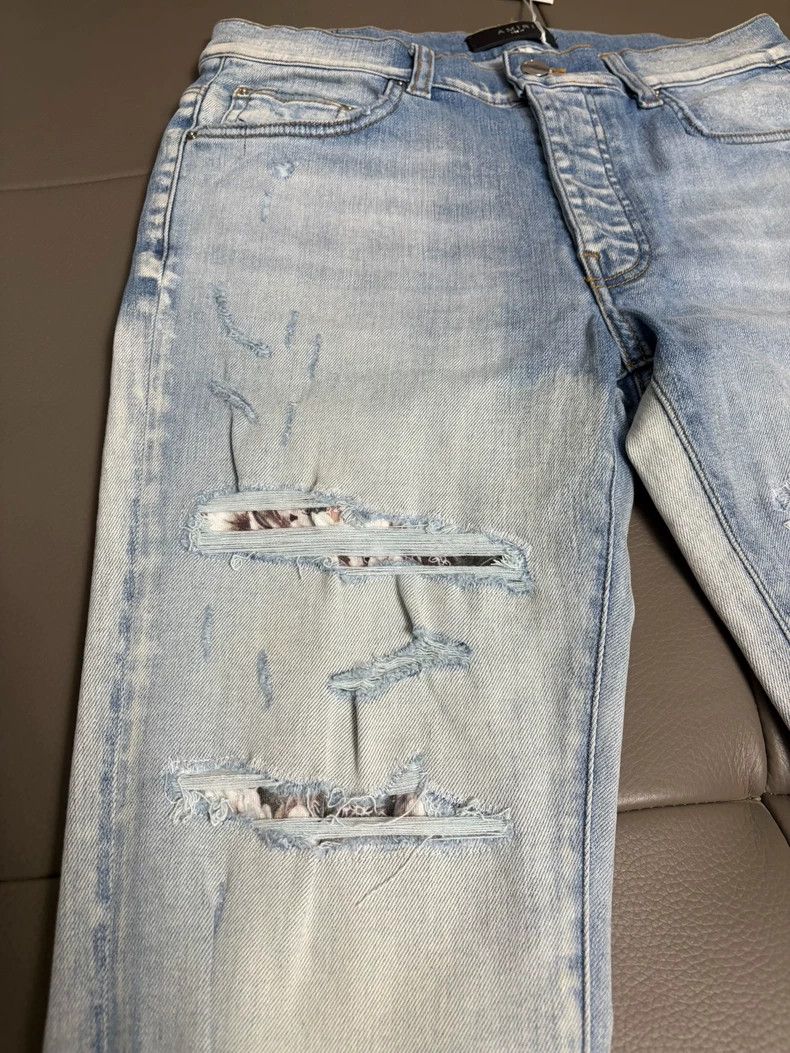 Amiri Amiri patch ripped jeans Size US 31 - 3 Thumbnail