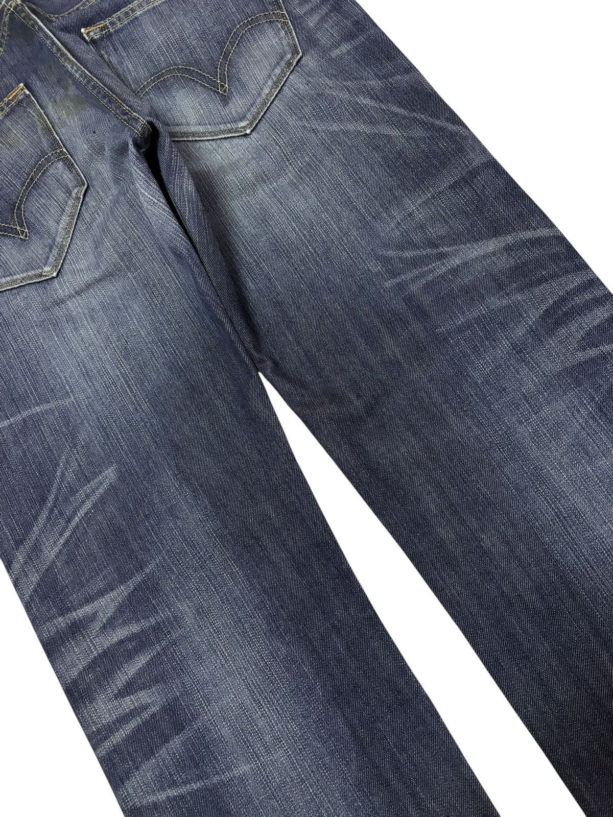 Levi's Vtg 90s Levis 504 Faded Distressed Jeans Size US 33 - 6 Thumbnail