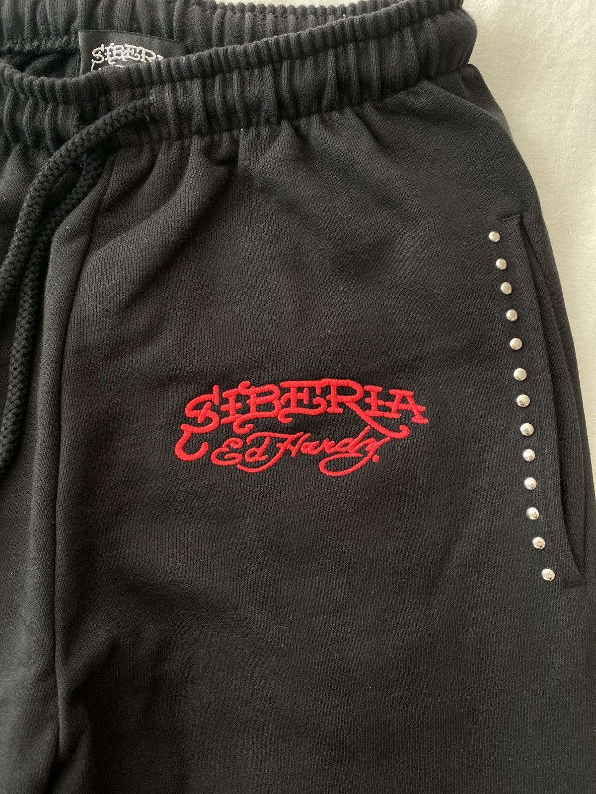 Ed Hardy × Siberia Hills Ed Hardy x Siberia Hills Black Panther Sweatpants Size US 26 / EU 42 - 4 Thumbnail