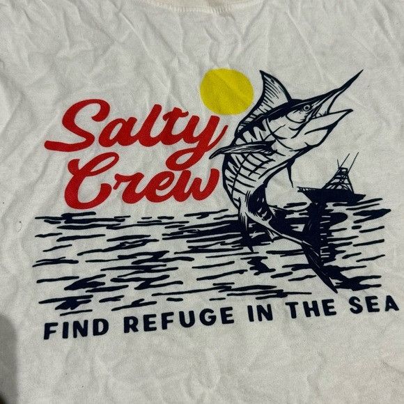 Other NEW SALTY CREW JACKPOT CROPPED TANK TOP SZ LARGE L Size L / US 10 / IT 46 - 3 Thumbnail