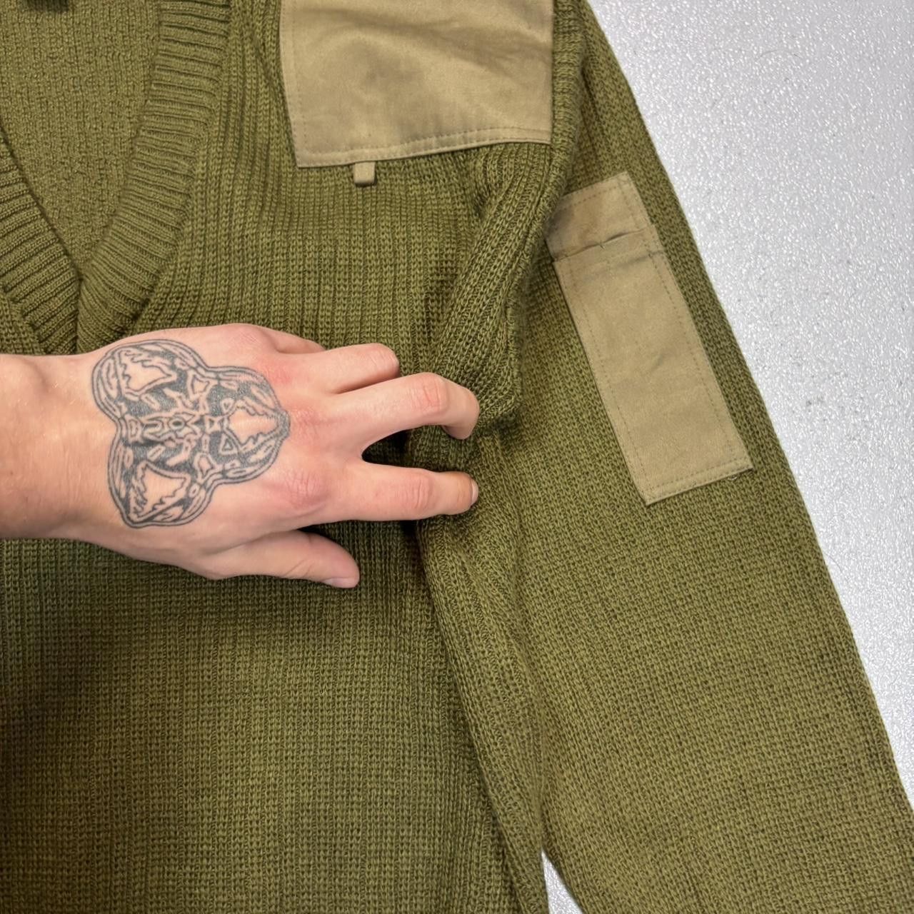 Japanese Brand × Vintage Vintage y2k Military surplus ribbed archive sweater Size US M / EU 48-50 / 2 - 5 Thumbnail