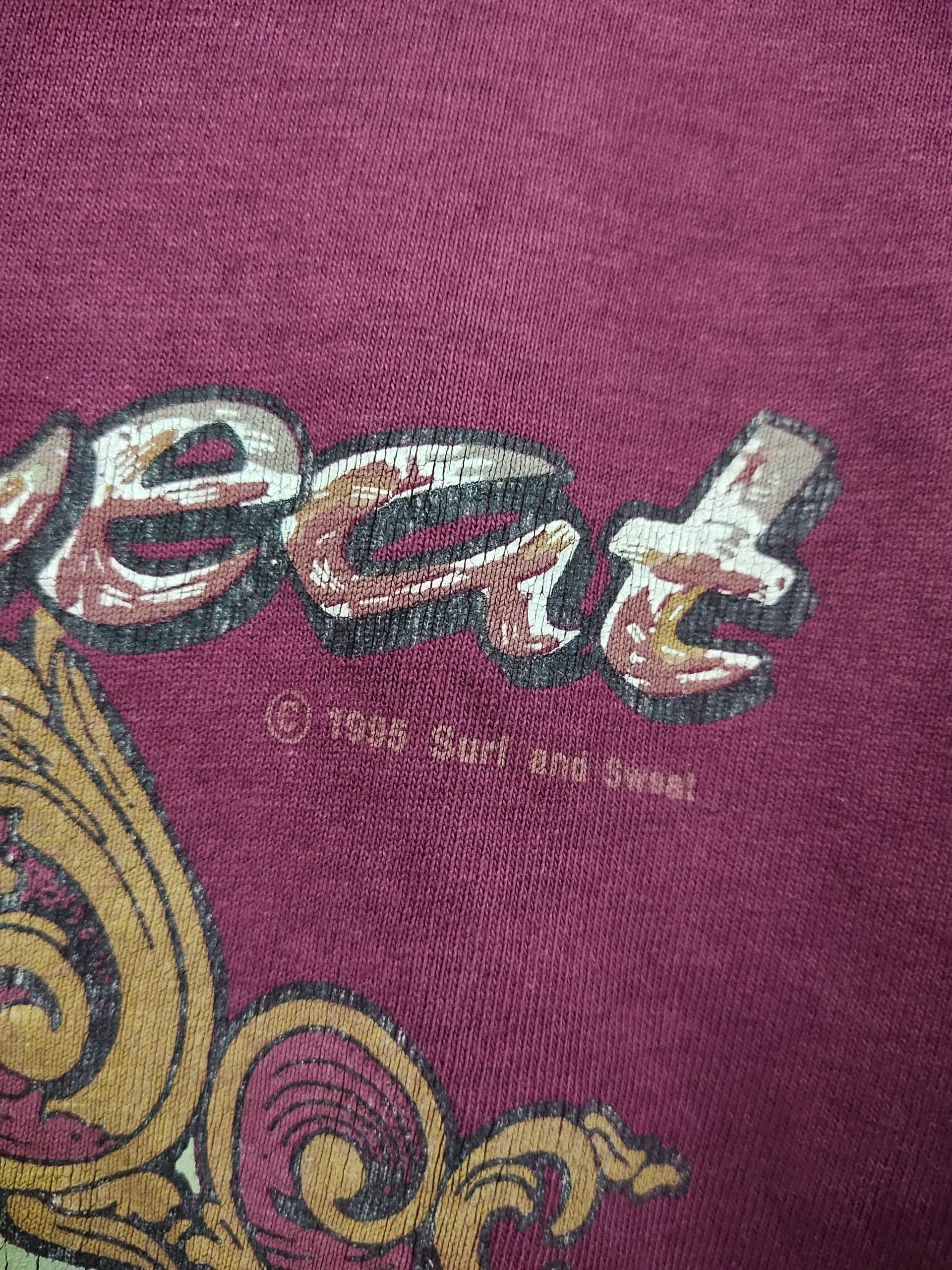 Sun Surf Vintage 1995 Surf & Sweat photoprint tie dye t shirt Size US L / EU 52-54 / 3 - 6 Thumbnail
