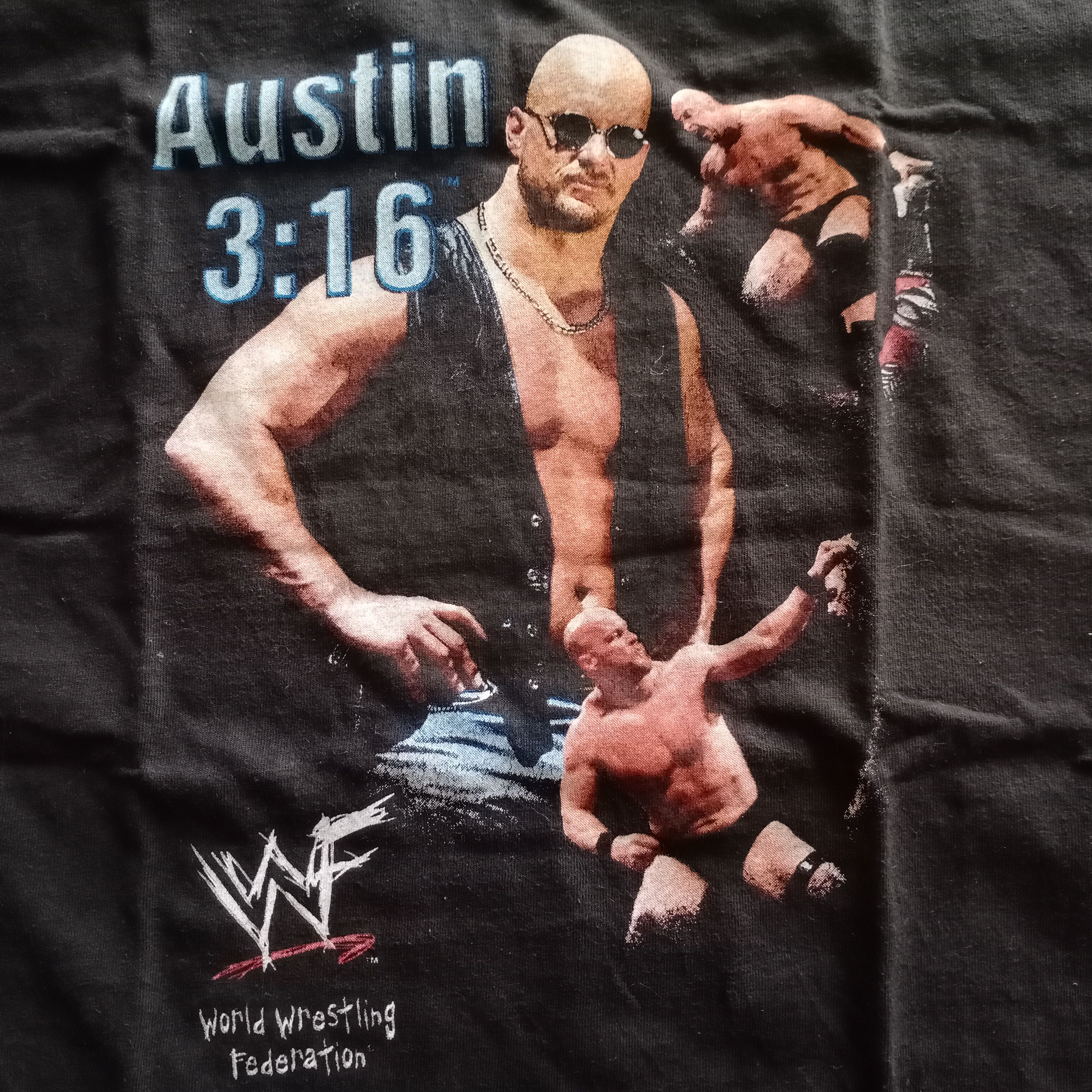 Vintage × WWF Vintage 90s Stone Cold Steve Austin 3 : 16 tultex T-shirt Size US M / EU 48-50 / 2 - 3 Thumbnail