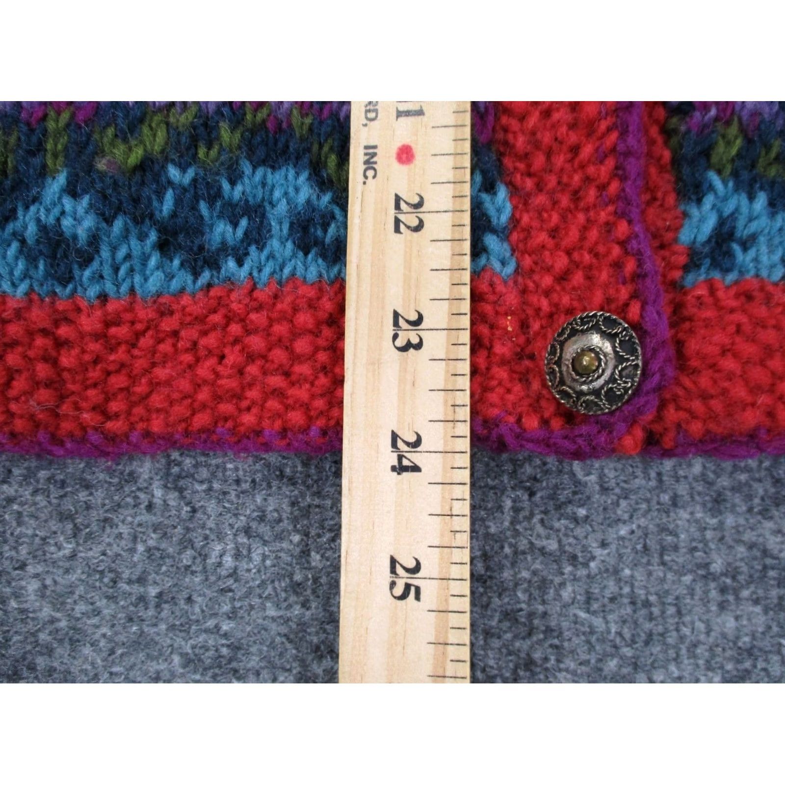 Vintage Arancrafts Sweater Jacket Women XL Merino Wool Ireland Nordic Style Cardigan Size XL / US 12-14 / IT 48-50 - 4 Thumbnail
