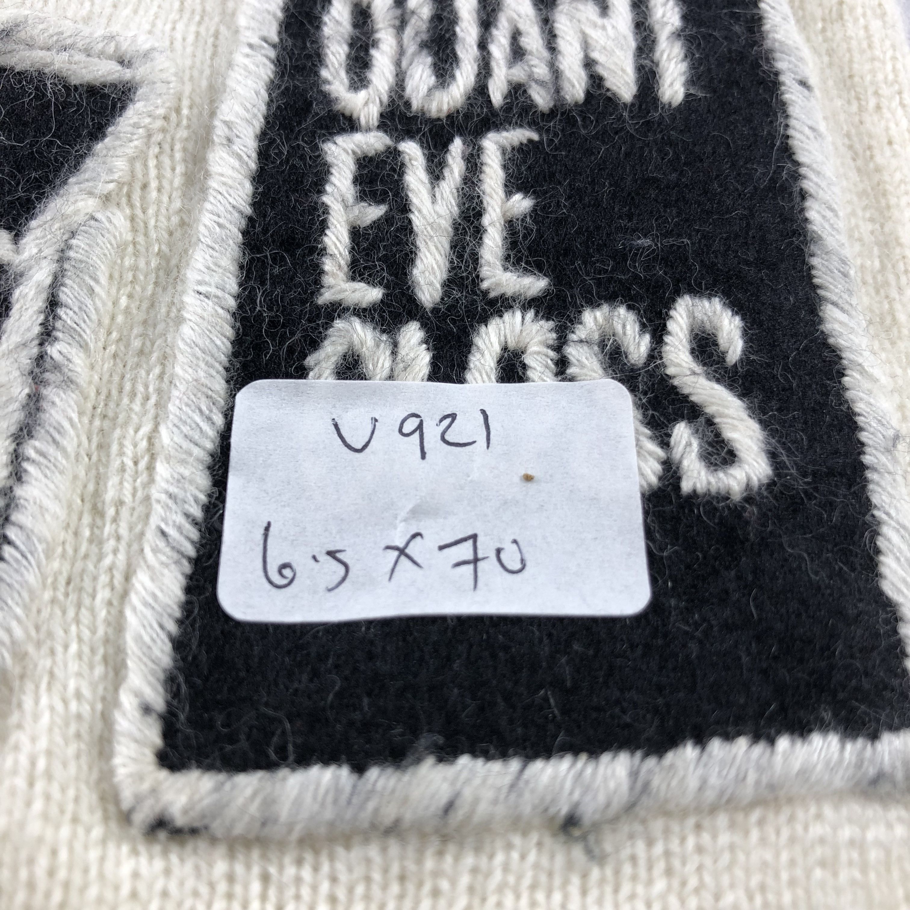 Vintage Mary Quant London Scarf Muffler Wool V921 Size ONE SIZE - 13 Thumbnail
