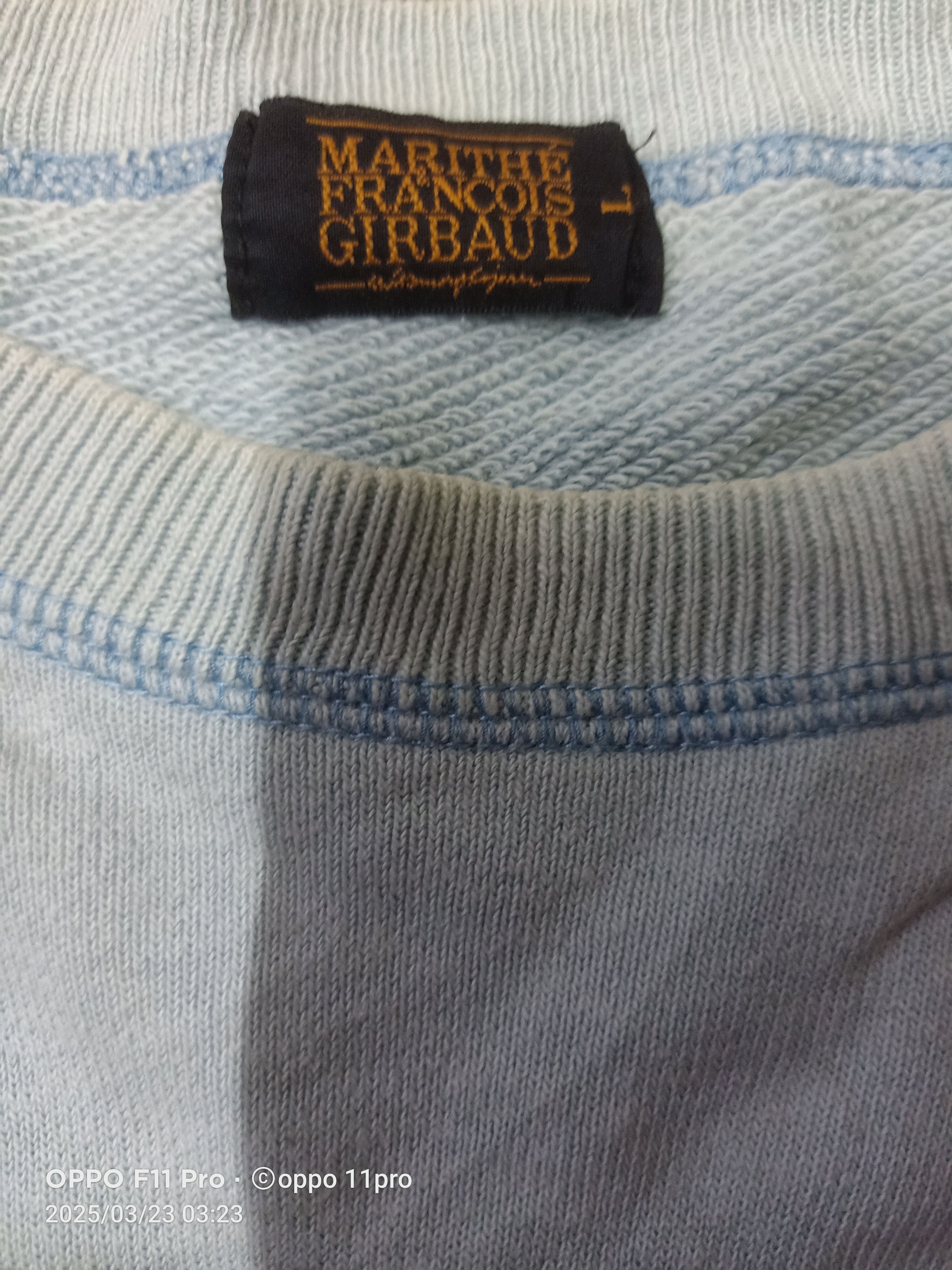 Designer × Marithe + Francois Girbaud × Vintage Marithhe' Francois Girbaud Sweatshirt CrewNeck Size US L / EU 52-54 / 3 - 5 Thumbnail