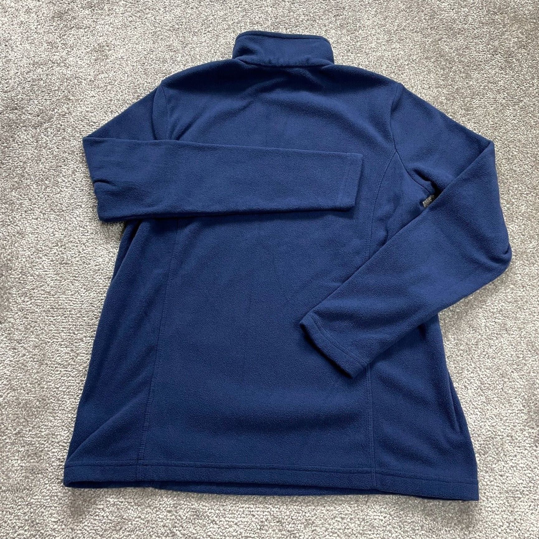 Lands' End Lands' End Oeko Tex Fleece Jacket Womens Small Blue 1/4 Zip High Neck Outdoor Jacket Size S / US 4 / IT 40 - 2 Thumbnail
