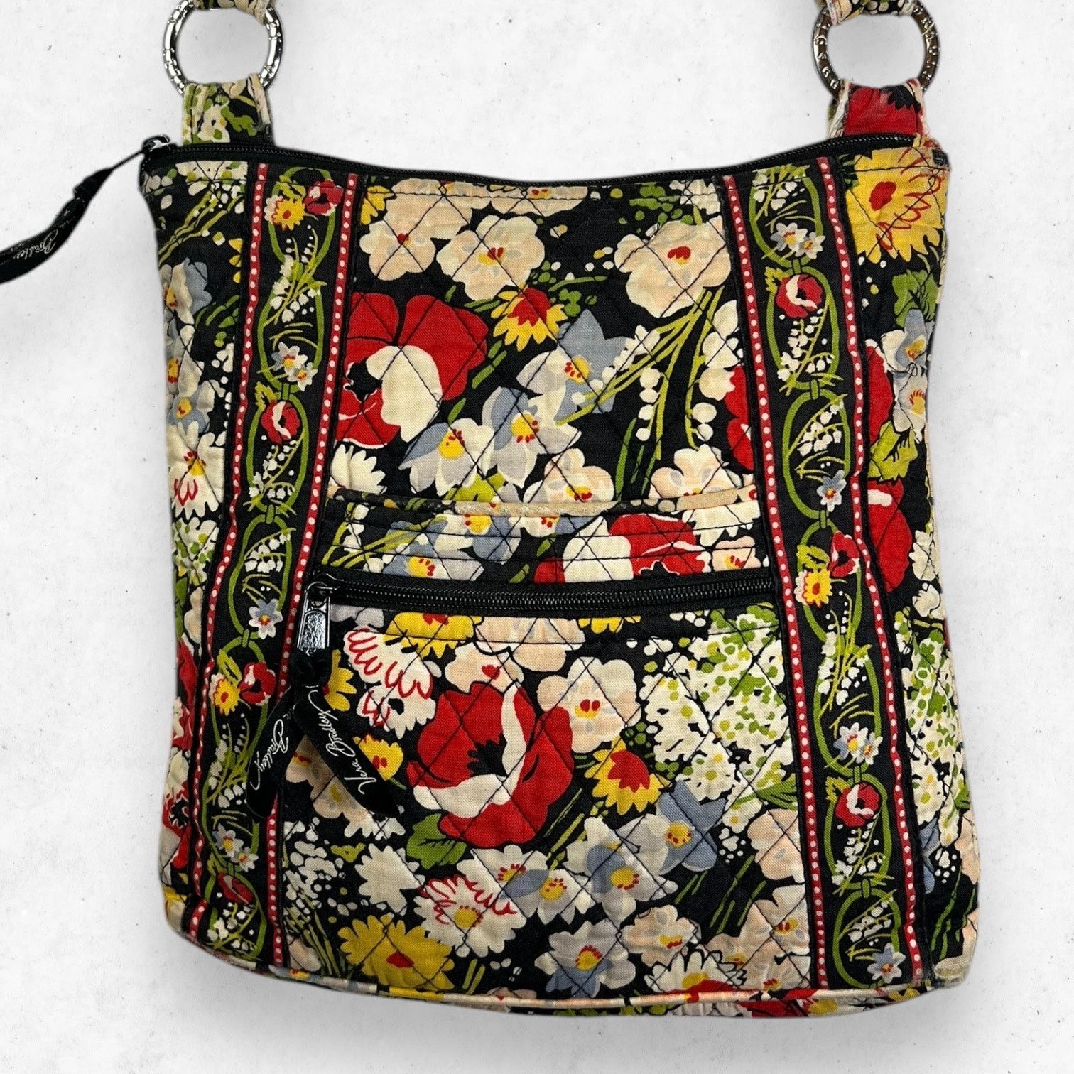 Vera Bradley Vera Bradley Retired Poppy Fields Crossbody Zip DAMAGED! Size ONE SIZE - 2 Thumbnail
