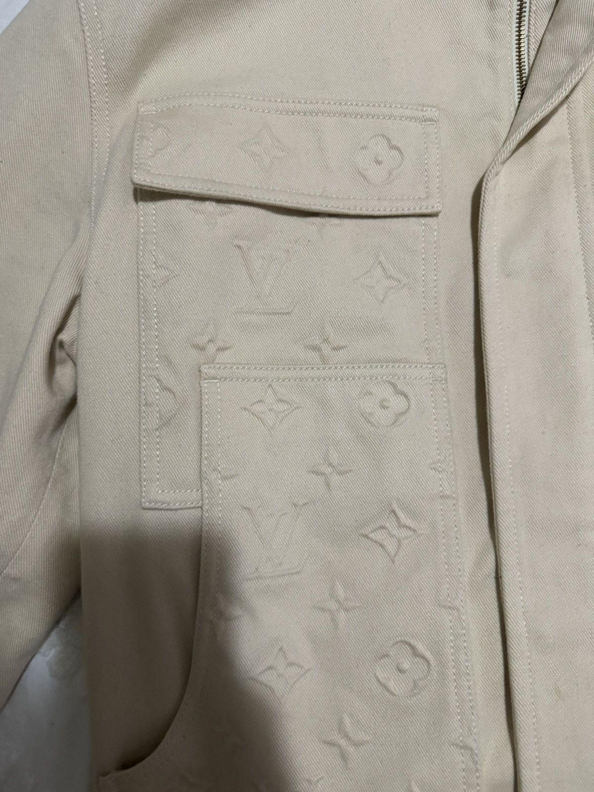 Louis Vuitton Louis Vuitton Monogram Workwear Denim Jacket Size US L / EU 52-54 / 3 - 3 Thumbnail