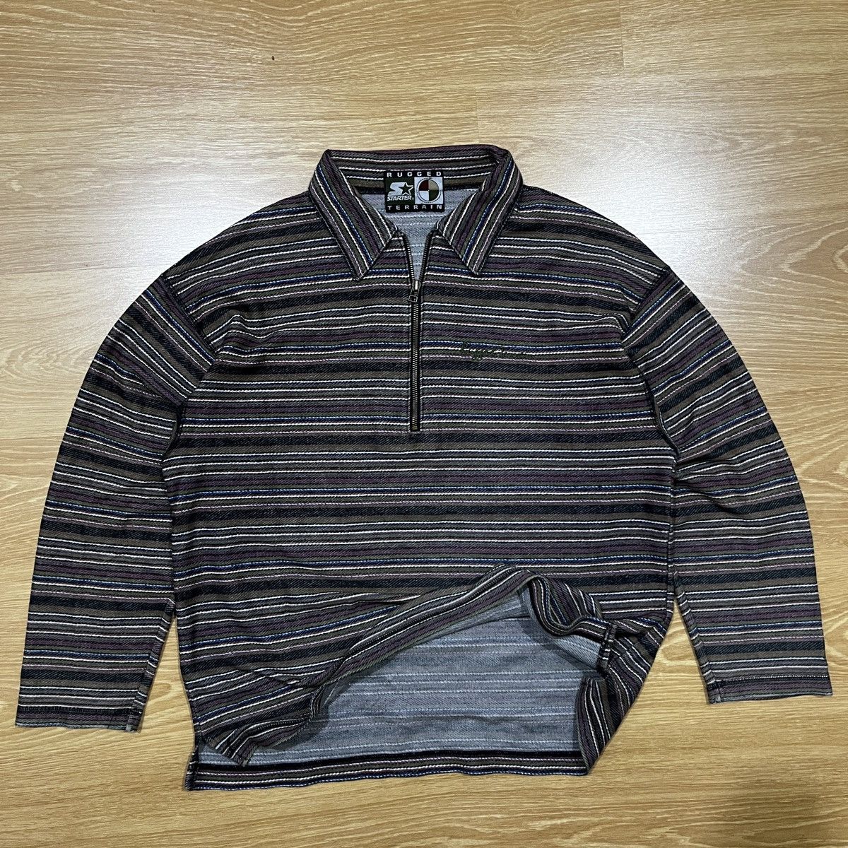 Japanese Brand × Starter × Vintage Rugged Terrain Starter Rugs Halfzipper Vintage 90’s Unisex Size US L / EU 52-54 / 3 - 8 Thumbnail