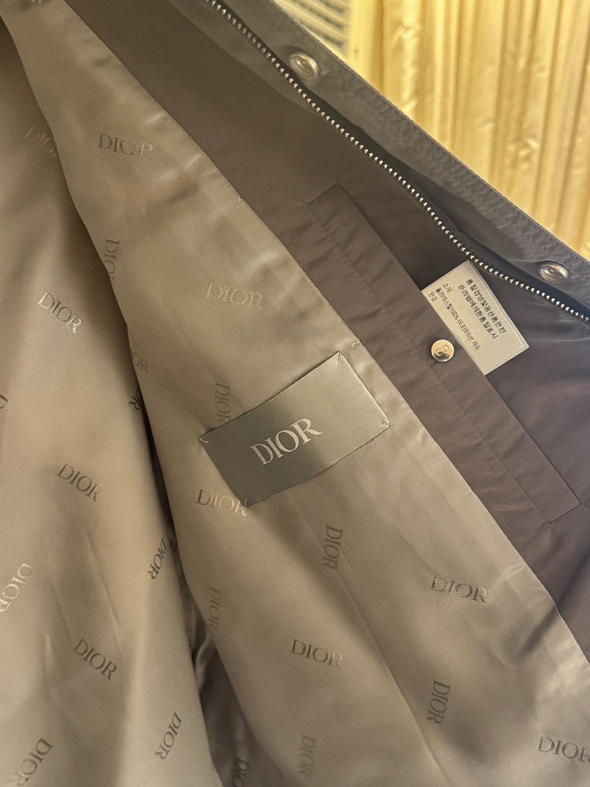 Dior Dior Lilac/Purple Windbreaker Rain Jacket with Embroidery Size US M / EU 48-50 / 2 - 9 Thumbnail