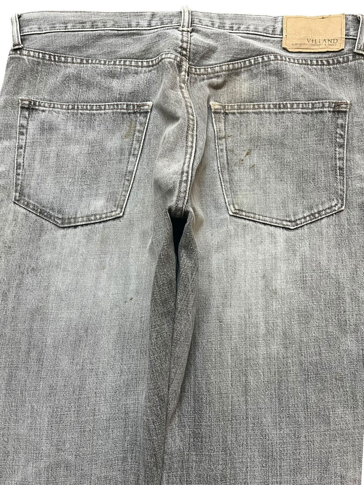 VILLAND Vintage Villand Baggy Wide Leg Faded Distressed Denim Size US 35 - 6 Thumbnail