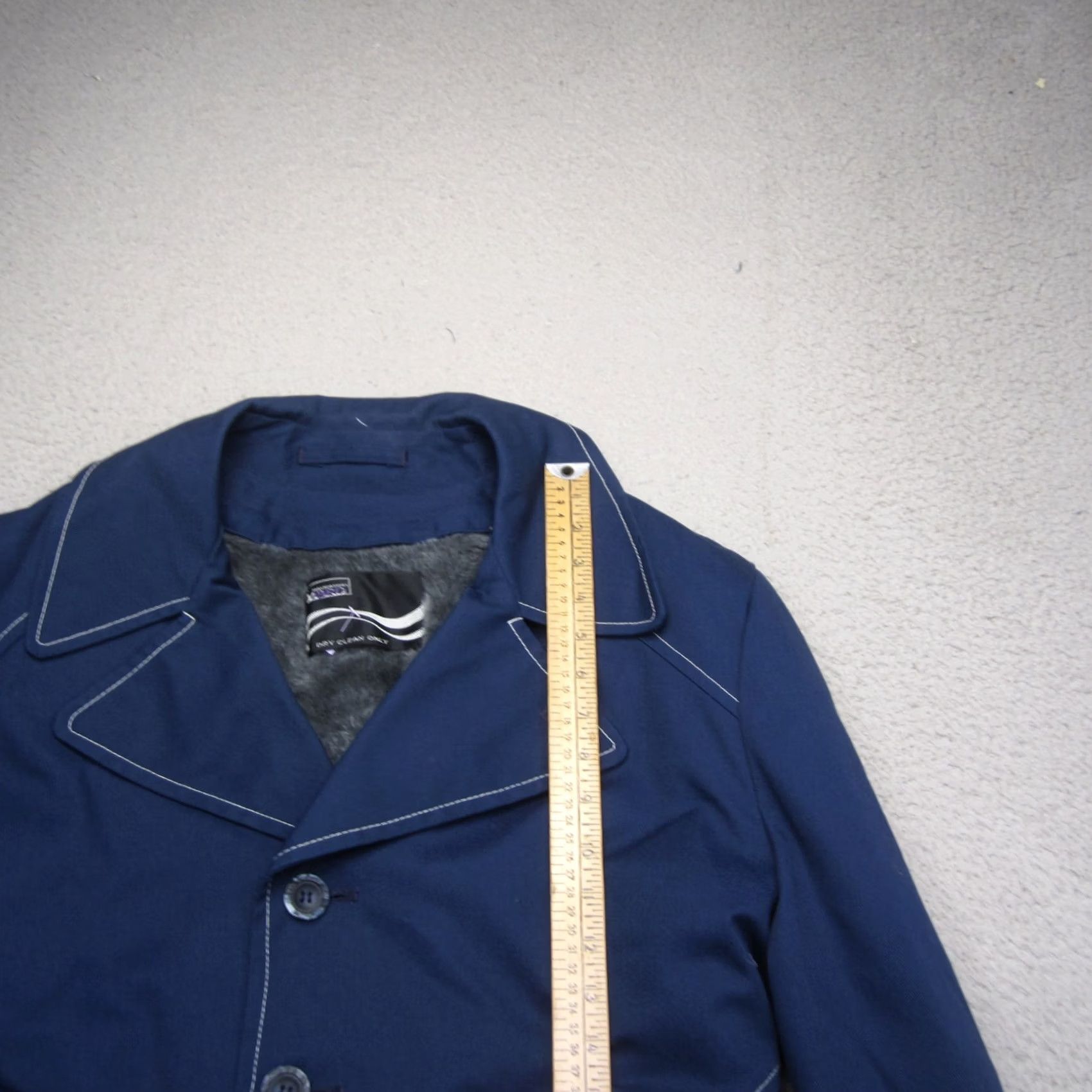 Vintage VINTAGE Montgomery Ward Jacket Mens L Blue Denim Trench Lined Workwear Size US L / EU 52-54 / 3 - 6 Thumbnail