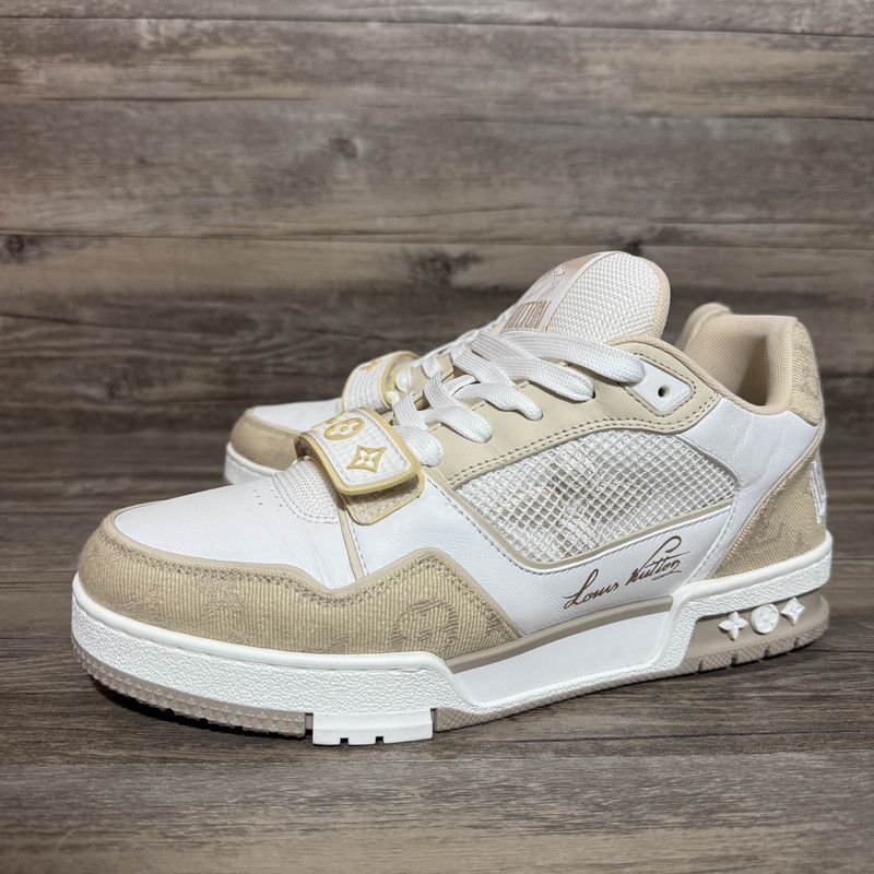 Louis Vuitton Louis Vuitton Trainer Stylish Low Top Sneakers 0079 Size US 8.5 / EU 41-42 - 1 Thumbnail