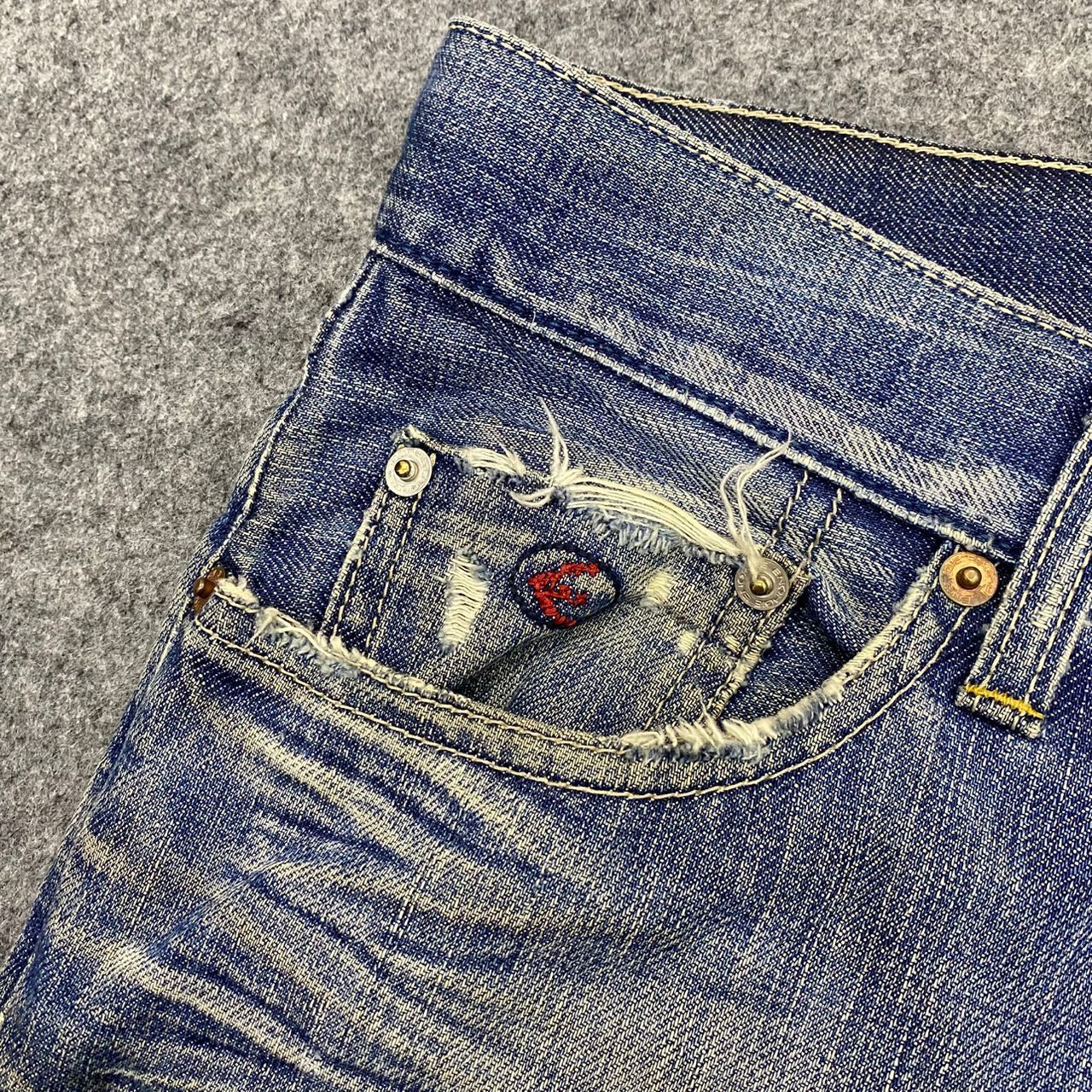 Energie 💥Best Offer💥Vintage Energie Distressed Denim Size US 36 / EU 52 - 13 Thumbnail