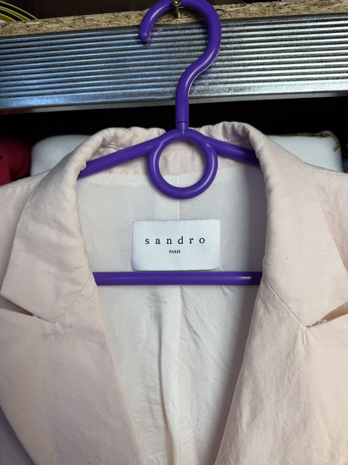 Sandro Sandro Pink Blazer Size S / US 4 / IT 40 - 7 Thumbnail