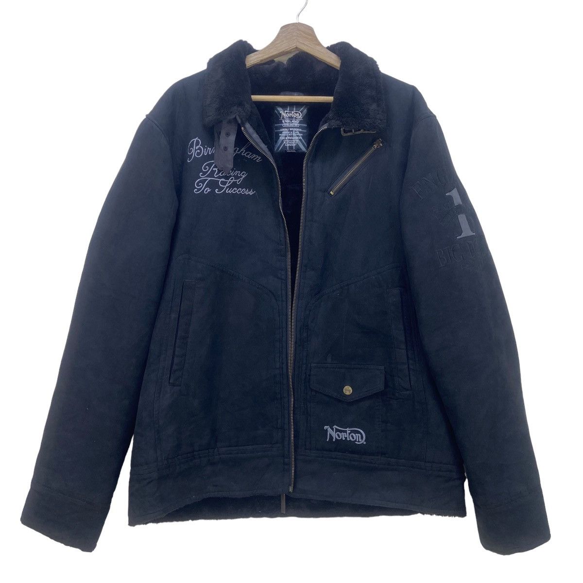 Norton Norton Rocker Speed Club Birmingham Racing Synthetic Leather Size US M / EU 48-50 / 2 - 2 Thumbnail