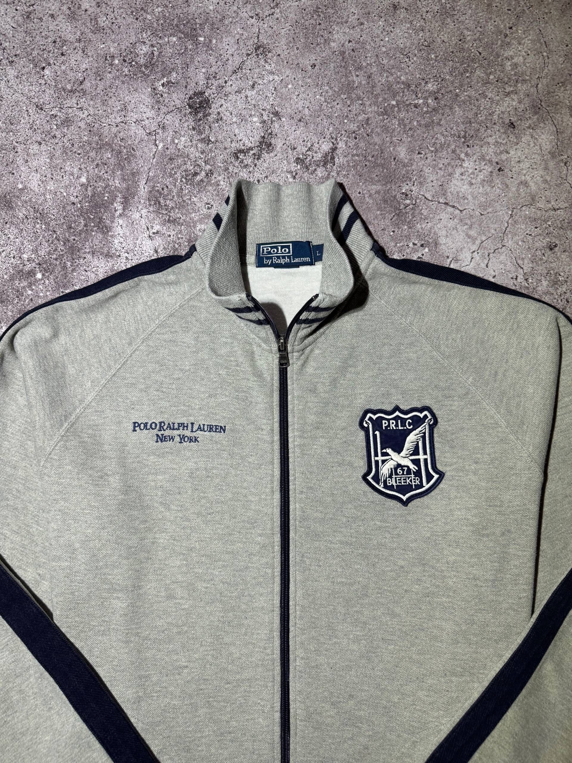 Polo Ralph Lauren Polo Ralph Lauren Vintage Gray Zipped Sweatshirt Streetwear Size US L / EU 52-54 / 3 - 2 Thumbnail