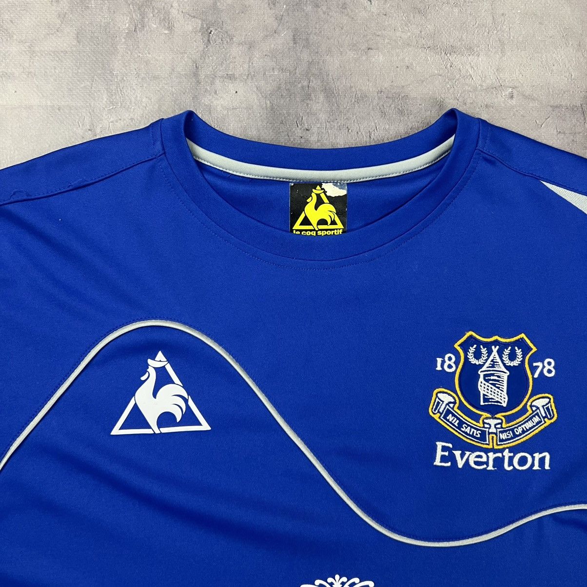 Le Coq Sportif Rare! Everton Le Coq Sportif Soccer Jersey Shirt 00s Size US L / EU 52-54 / 3 - 5 Thumbnail