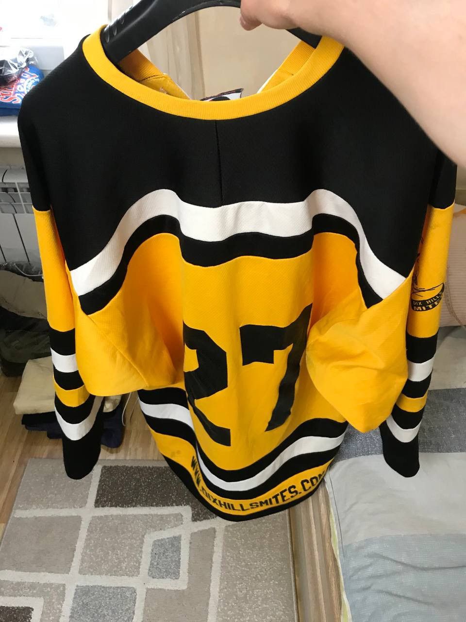 NHL 🔥 Jurassic Puck NHL Vintage Jersey Shirt Rugby Hockey USA Size US XL / EU 56 / 4 - 15 Thumbnail