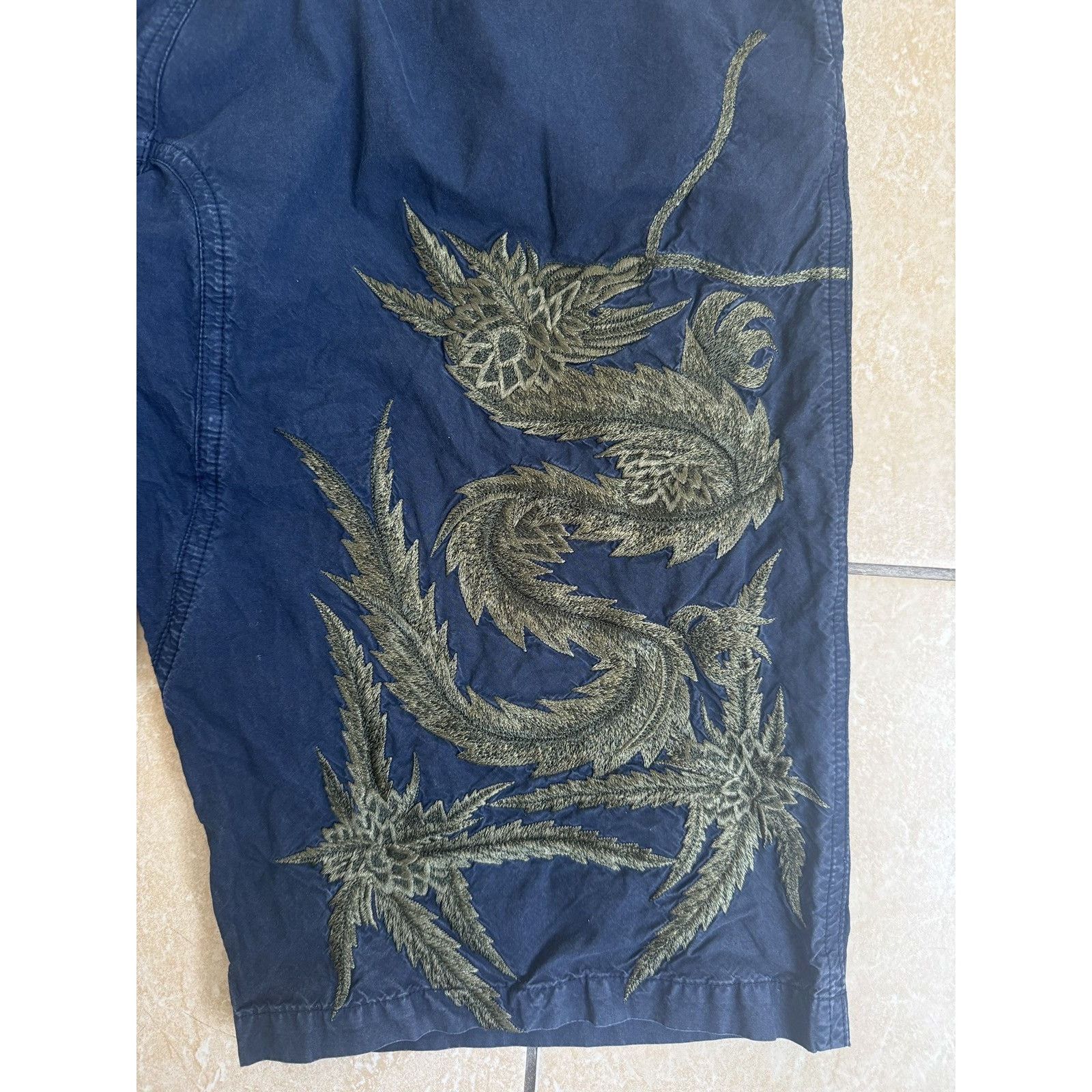 Maharishi Vintage Maharishi Embroidered shorts Size US 30 / EU 46 - 9 Thumbnail