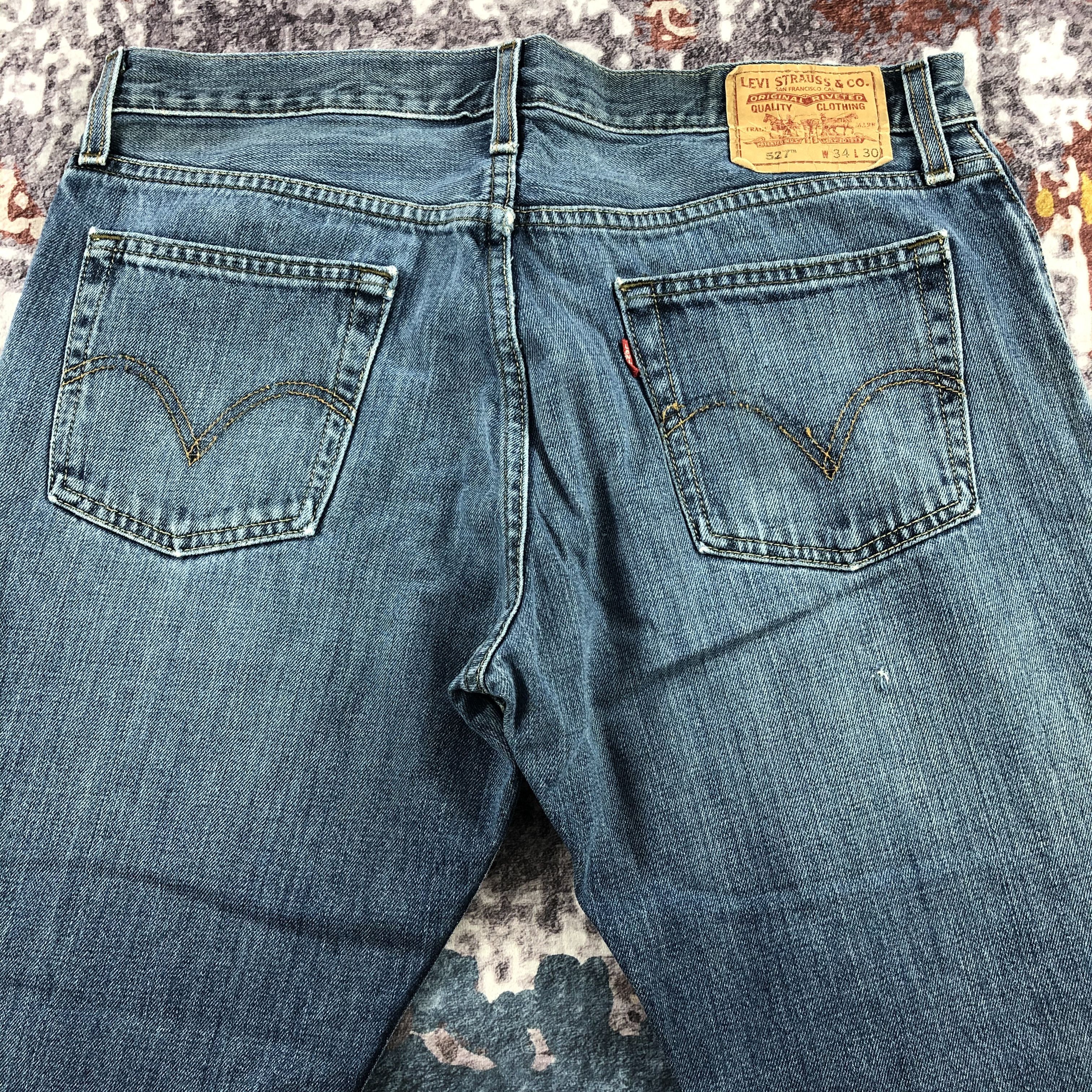 Levi's × Vintage Vintage Blue Wash Levis 527 Flare Jeans-JM2307 Size US 36 / EU 52 - 5 Thumbnail