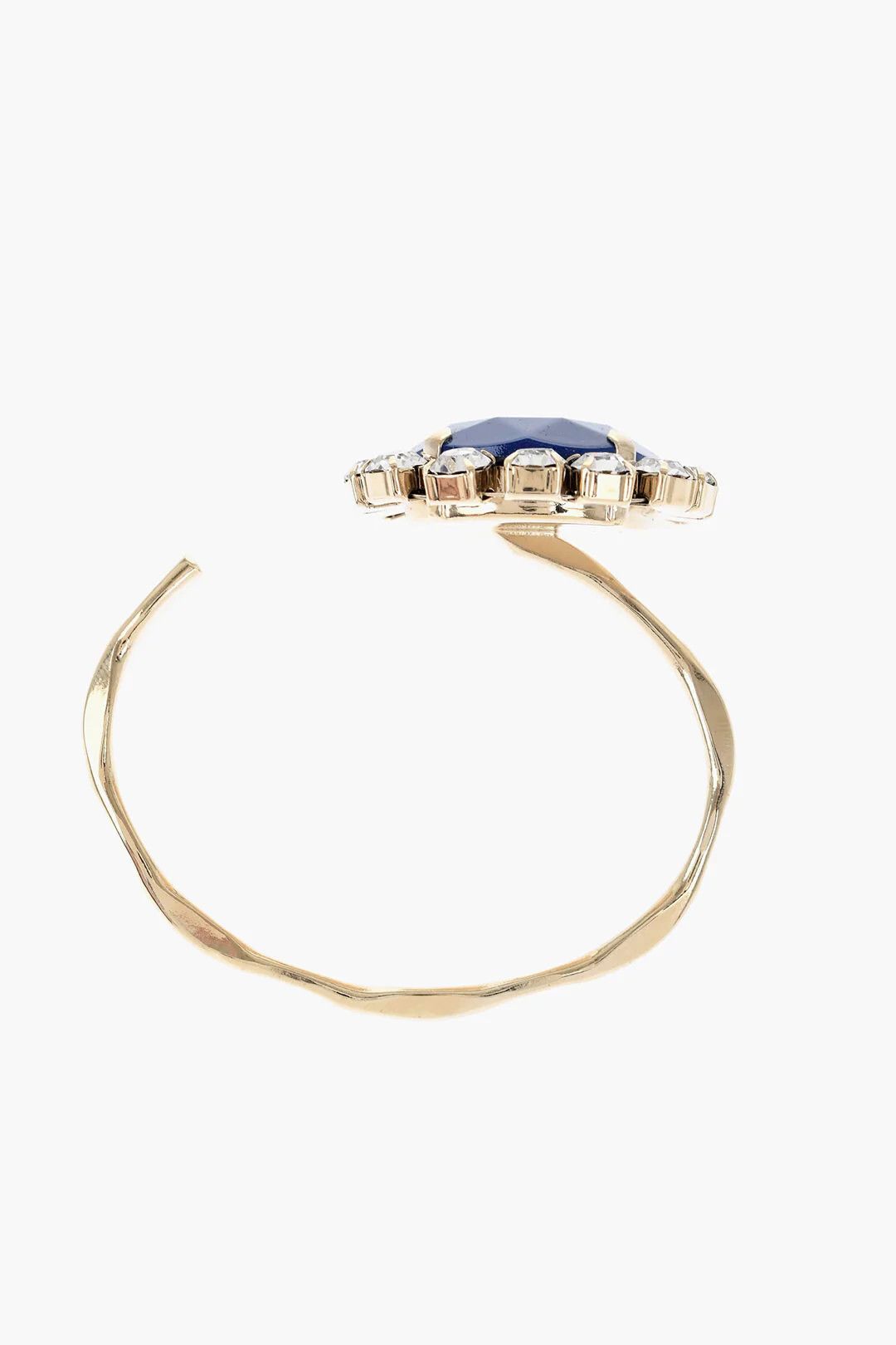 Dries Van Noten og1mm0426 Size: OS / Gold-Tone Metal Bracelet in Blue Size ONE SIZE - 1 Thumbnail