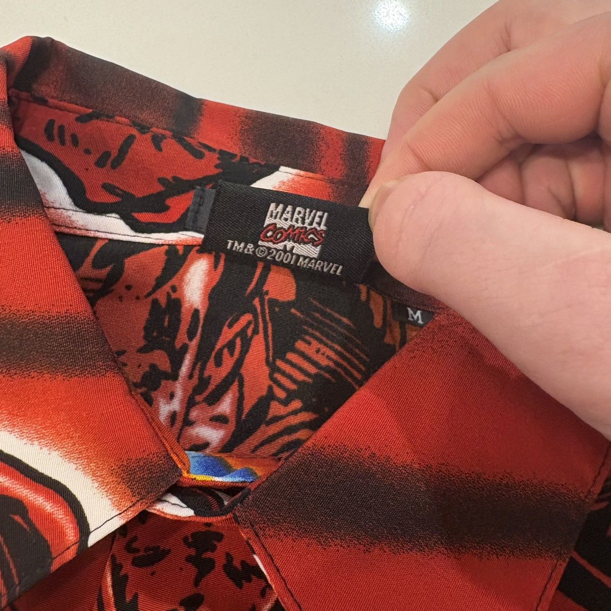 Marvel Comics × Vintage Vintage Marvel Wolverine AOP Button Up Size US M / EU 48-50 / 2 - 4 Thumbnail