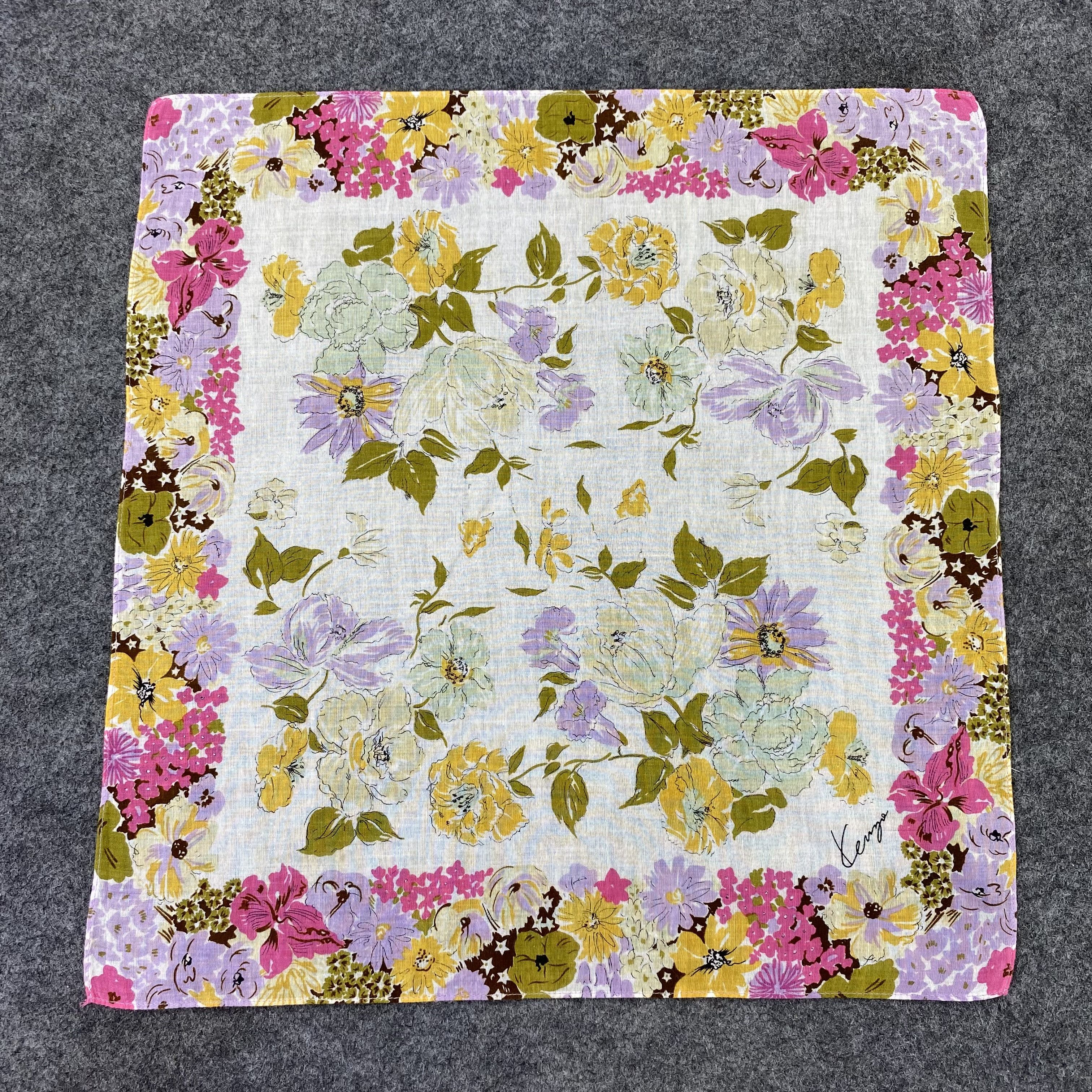 Kenzo Kenzo Handkerchief / Bandana / Neckerchief - B528 Size ONE SIZE - 3 Thumbnail