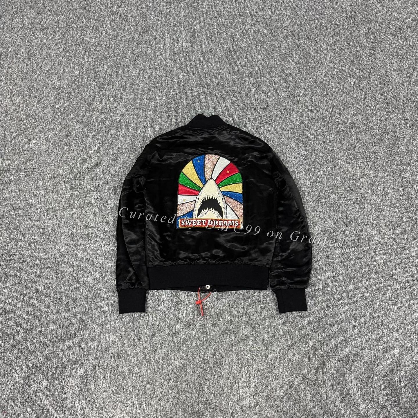 Saint Laurent Paris Saint Laurent SLP Shark Embroidery Bomber Jacket Size XS / US 0-2 / IT 36-38 - 1 Thumbnail