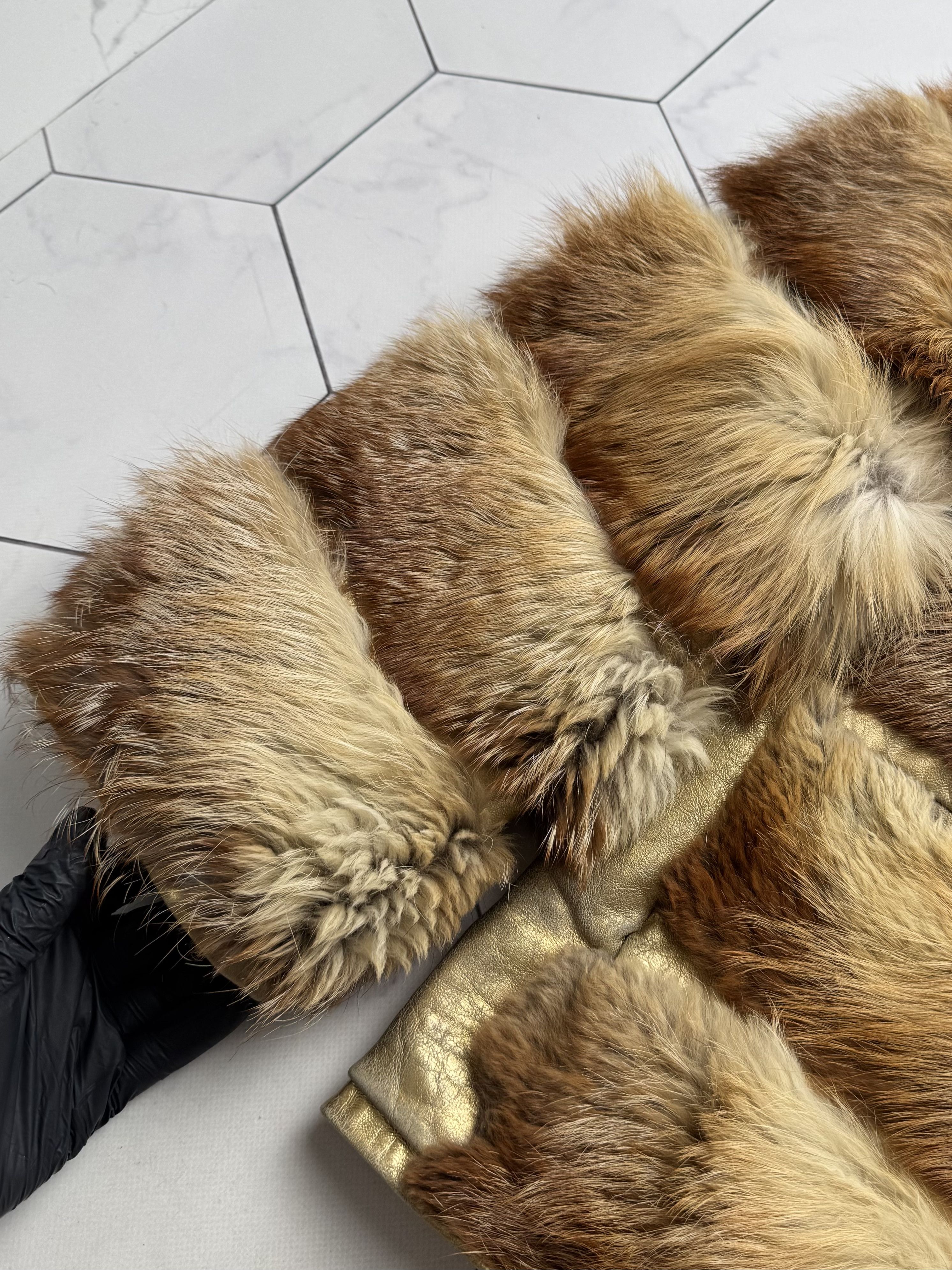 Japanese Brand Vintage Real Fur Hybrid Jacket E2D15 Size XS / US 0-2 / IT 36-38 - 5 Thumbnail