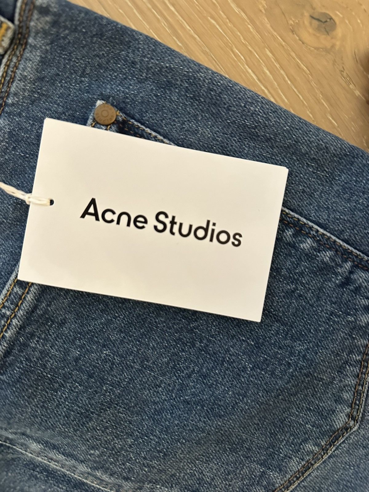 Acne Studios Acne Studios Max Mid Blue Skinny Jeans Size US 31 - 4 Thumbnail