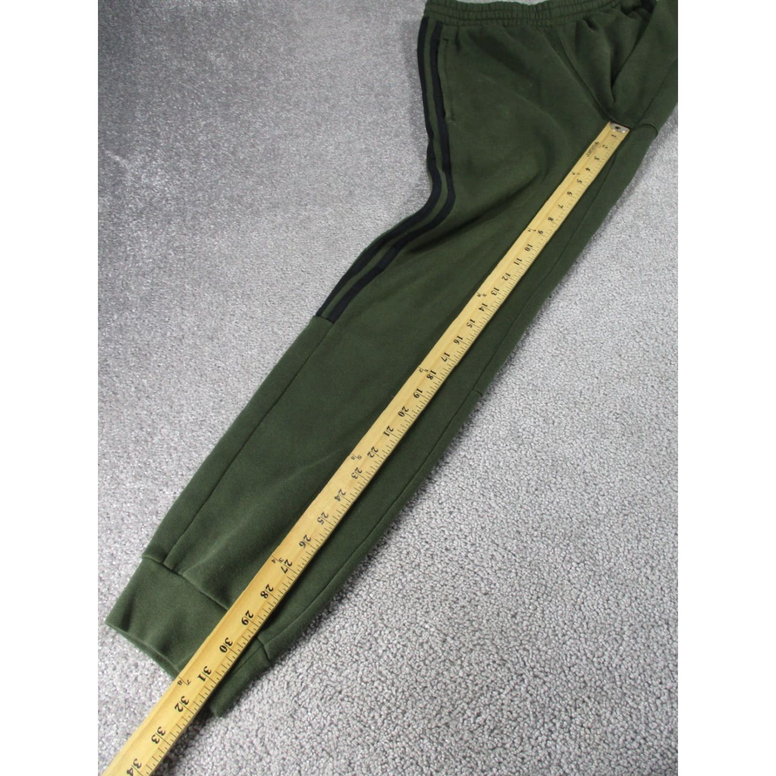 Adidas Adidas Zx Sweat Joggers Mens Small Green Fleece Lined Sports Jogger Gym & Training Pants S Green Mens Size US S / EU 44-46 / 1 - 7 Thumbnail