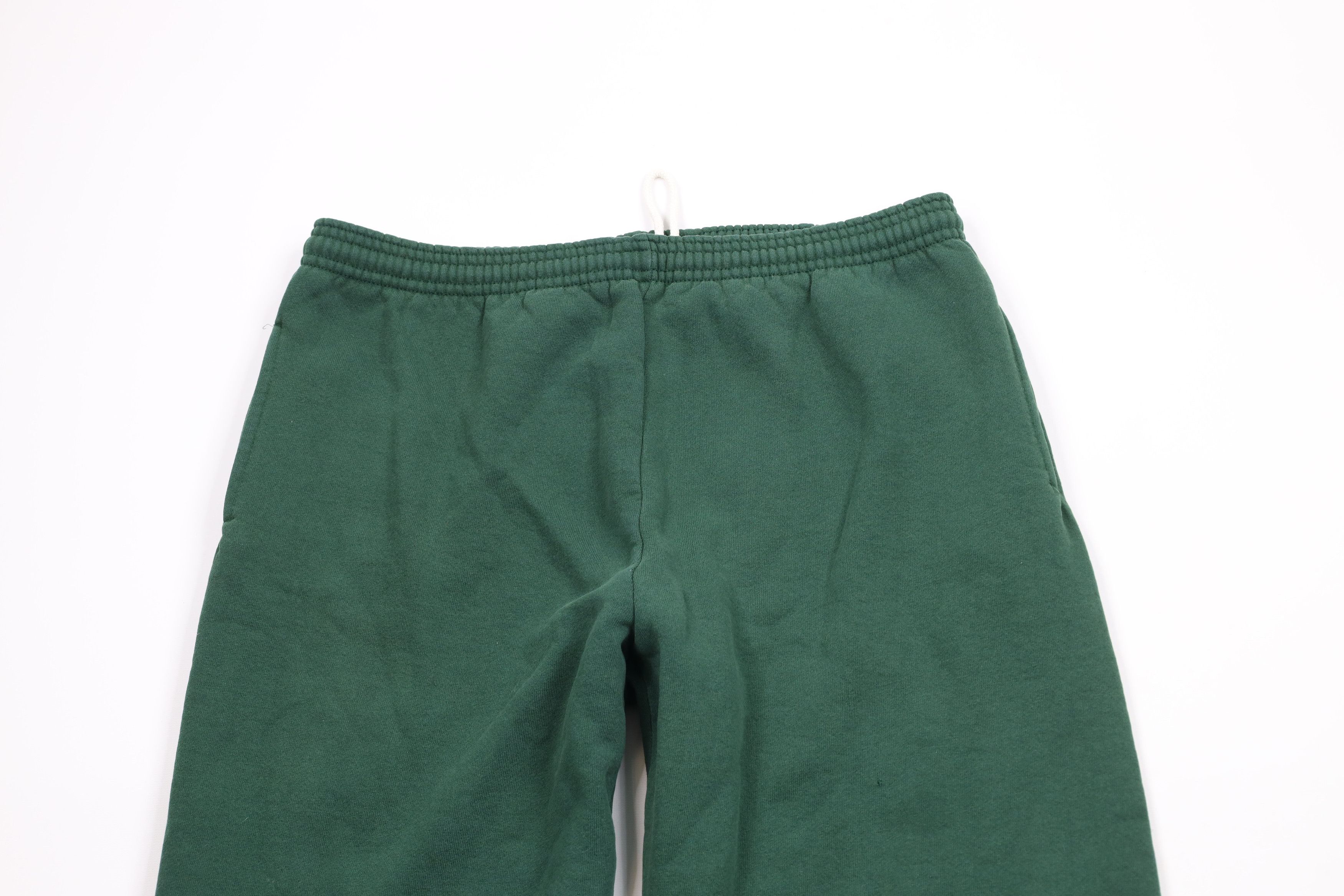 Vintage Vintage 90s Streetwear Heavyweight Sweatpants Green USA Size US 36 / EU 52 - 2 Thumbnail