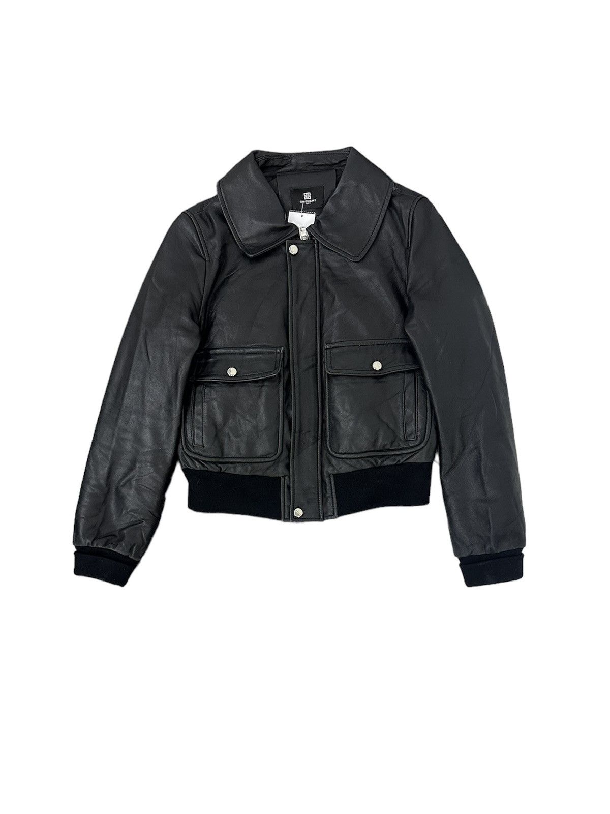 Designer Beautiful Parody Givenchy Leather Jacket Size US S / EU 44-46 / 1 - 1 Thumbnail