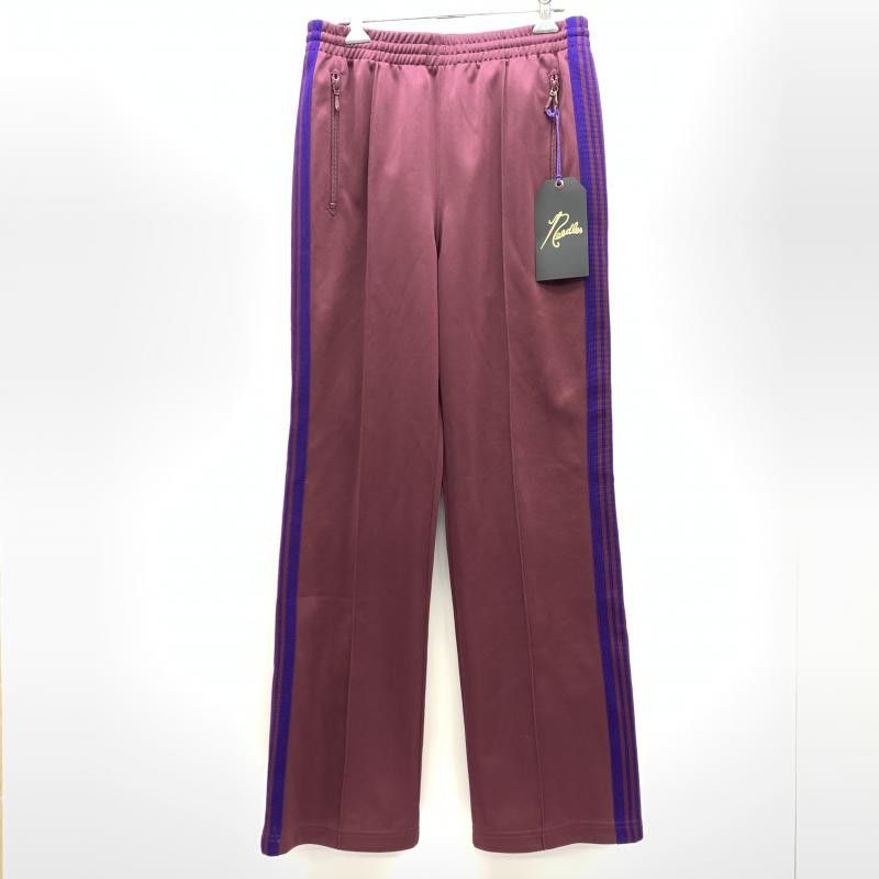 Needles Sweat Pants Zip Pocket Tape Logo Side Red Size US 27 - 1 Thumbnail
