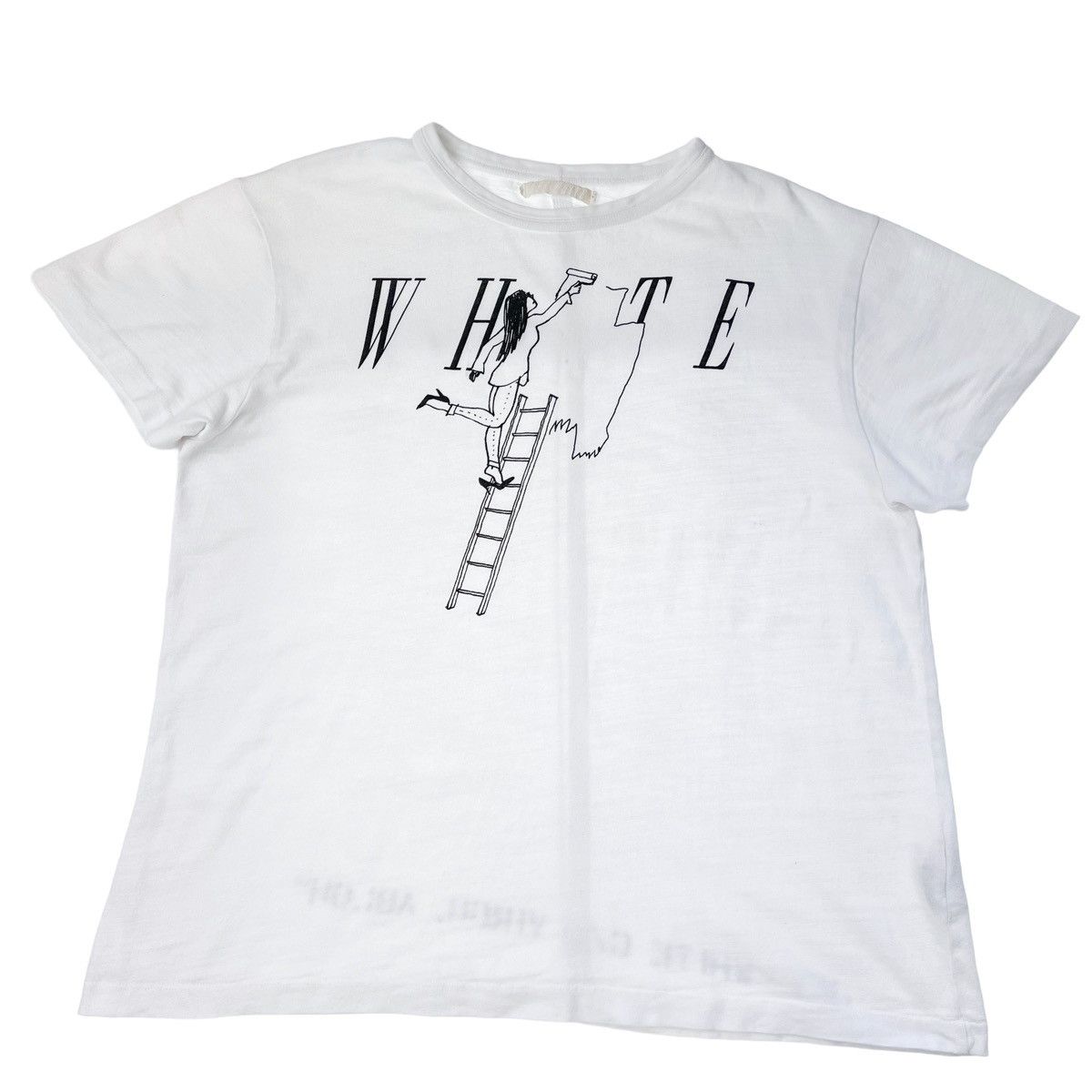 Off-White Off-White Painting Girl T Shirt Size US L / EU 52-54 / 3 - 2 Thumbnail