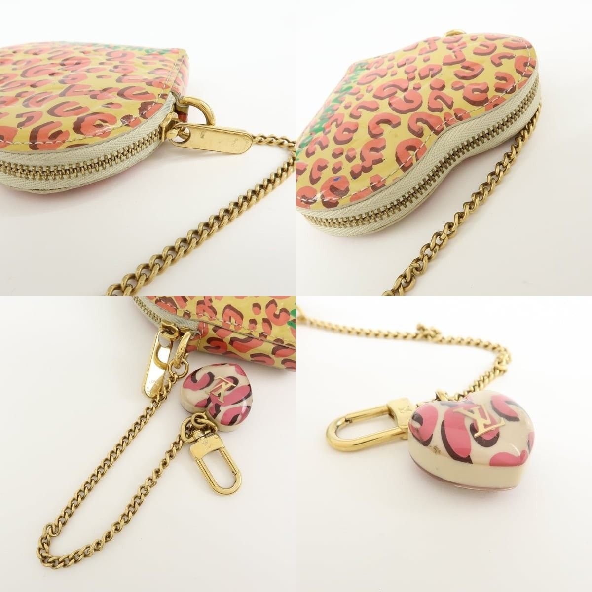 Louis Vuitton Louis Vuitton Porte Monnaie Coeur Coin Case Patent Size ONE SIZE - 6 Thumbnail