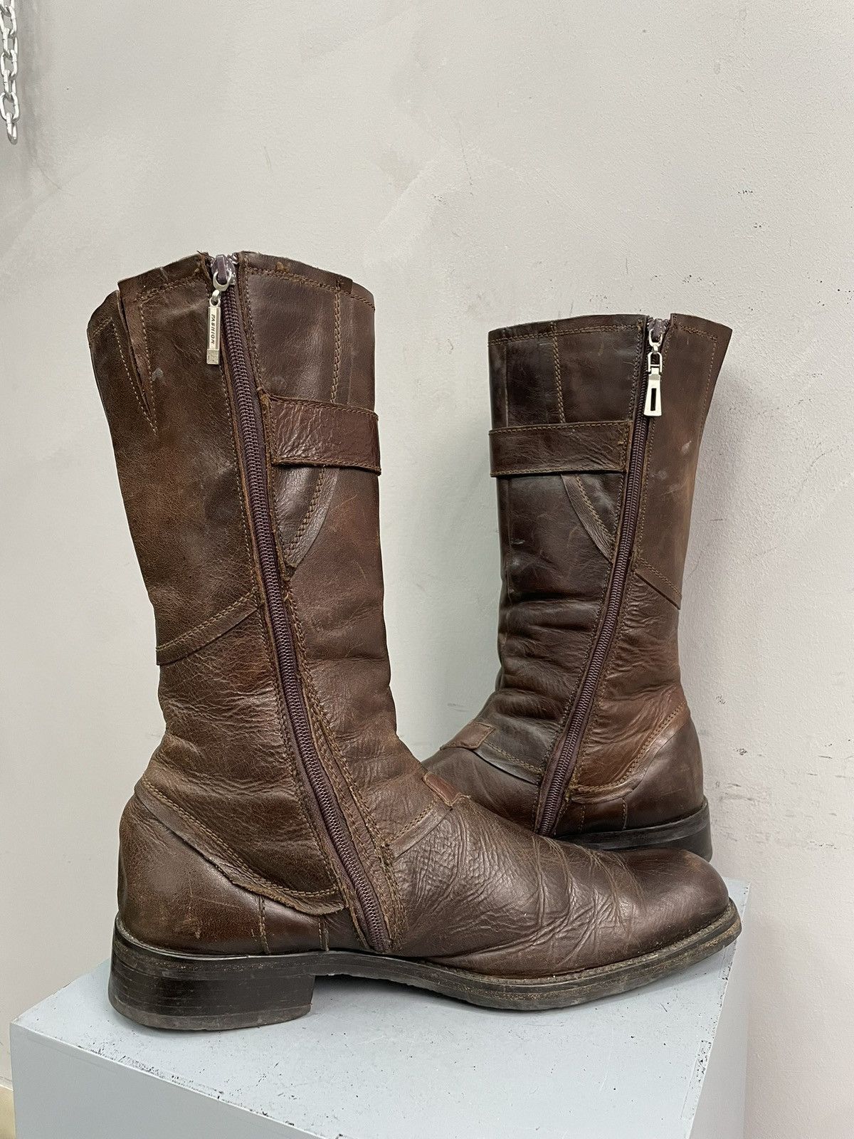 Baldinini Guidi style rare Japanese archive moto ankle fashion boots Size US 9 / EU 42 - 8 Thumbnail