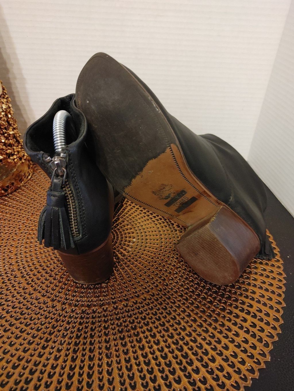 Toms TOMS Leather Booties Size 8 Size US 8 / IT 38 - 5 Thumbnail