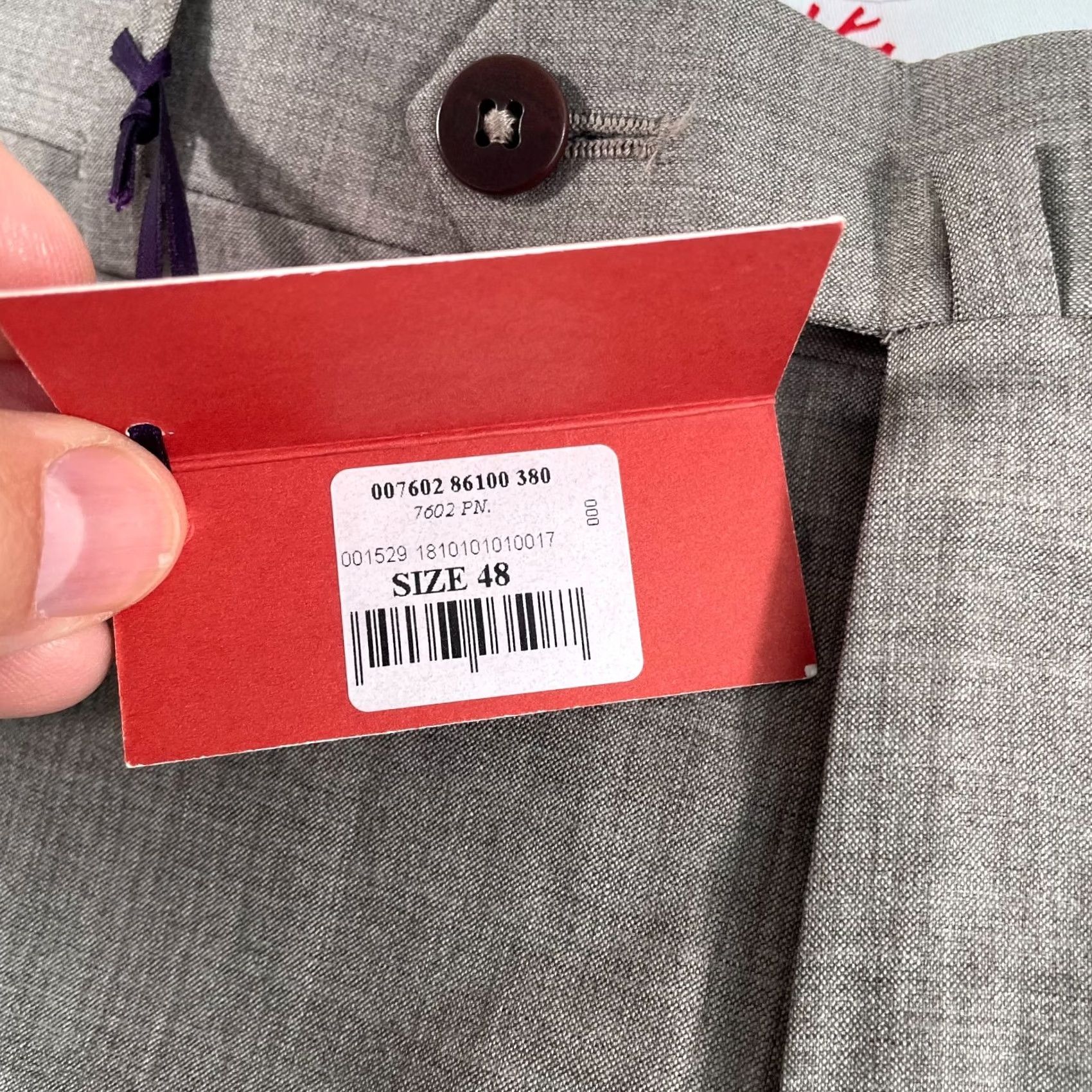 Isaia VINTAGE Isaia Napoli Wool Flat Front Trousers Pants Men EU48 US32 Medium Brown NWT 250 Size US 32 / EU 48 - 5 Thumbnail
