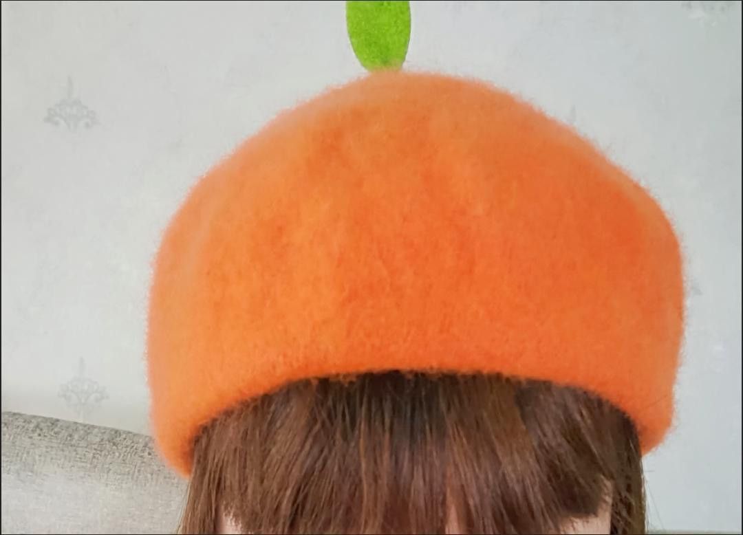 Japanese Brand Japanese orange beret Size ONE SIZE - 3 Thumbnail