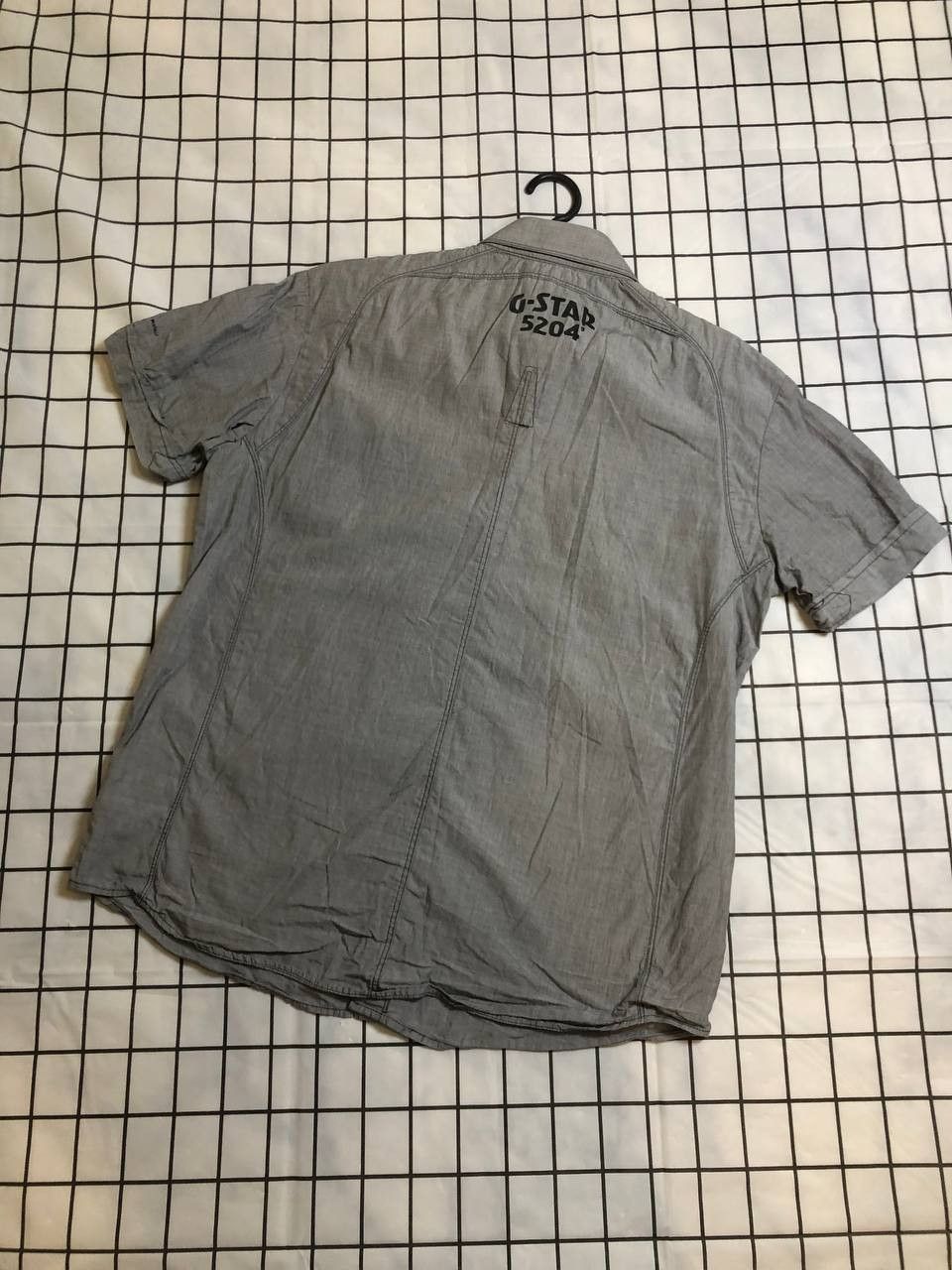 G-Star G Star Raw Men's Midnight Piping Check Shirt Short Sleeve Size US XL / EU 56 / 4 - 13 Thumbnail