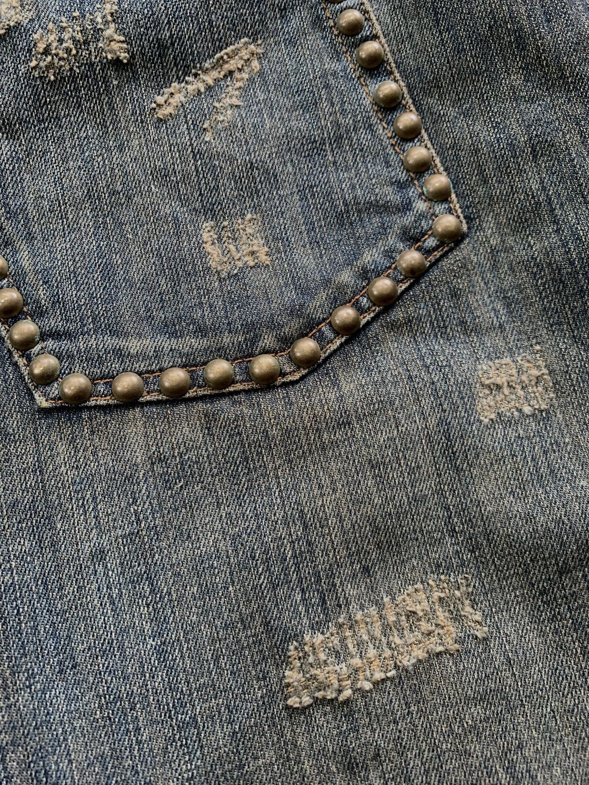 Dolce & Gabbana FREE TAX! Forever Studded Flared Denim Jeans Size US 28 / EU 44 - 11 Thumbnail