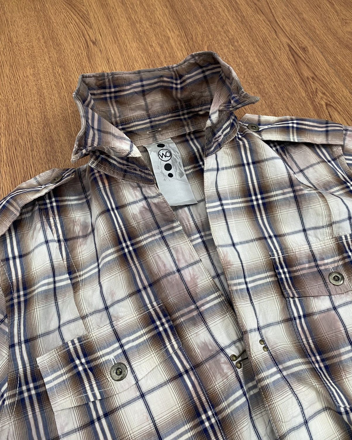 If Six Was Nine Four Valley dyed plaid shirt Size US L / EU 52-54 / 3 - 4 Thumbnail