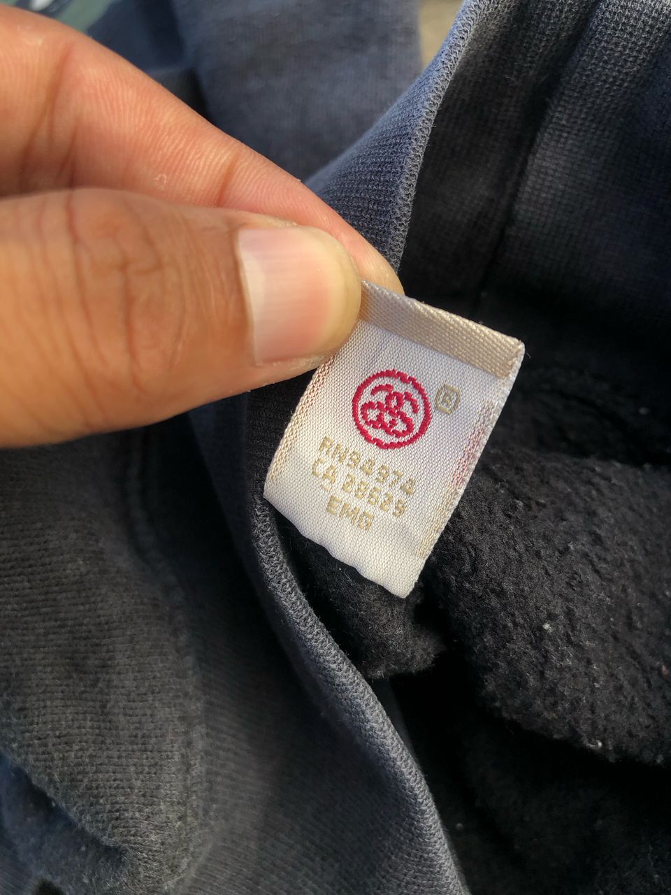 Stussy × Vintage Vintage 00s Stussy N4 Big Logo Faded Sweatshirt Size US L / EU 52-54 / 3 - 5 Thumbnail