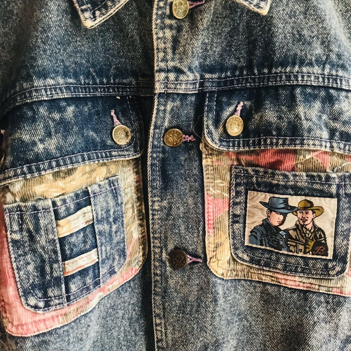 Seditionaries × Vintage Japanese Vintage Cropped Denim Jacket Size M / US 6-8 / IT 42-44 - 3 Thumbnail
