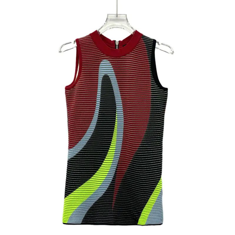 Versace Versace Color-Blocked Nylon Dress Size S 0089 Size S / US 4 / IT 40 - 1 Thumbnail